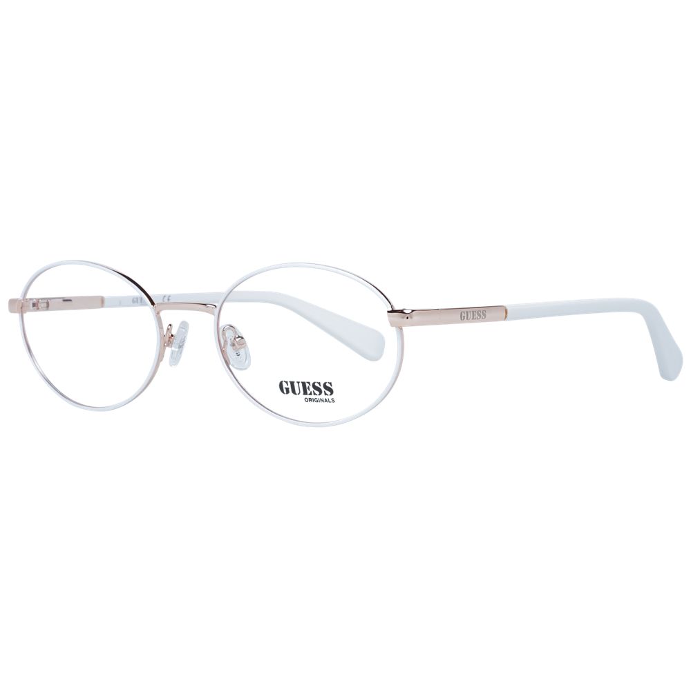 Guess White Metal Glasses (Frames) | Regal Royce