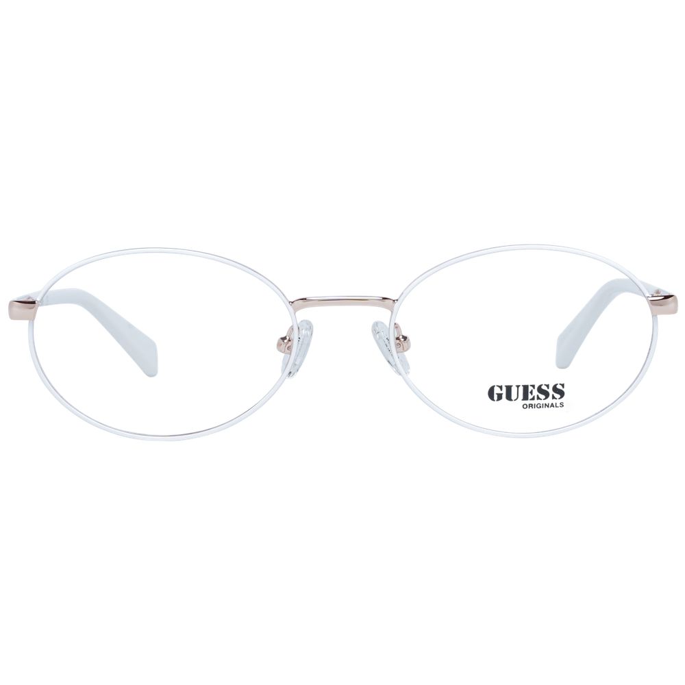 Guess White Metal Glasses (Frames) | Regal Royce