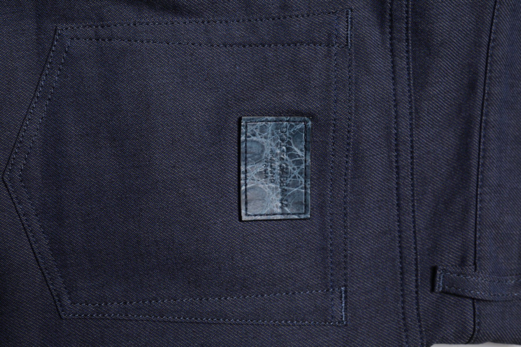 Dolce & Gabbana Dark Blue Cotton Stretch Skinny Denim Jeans | Regal Royce