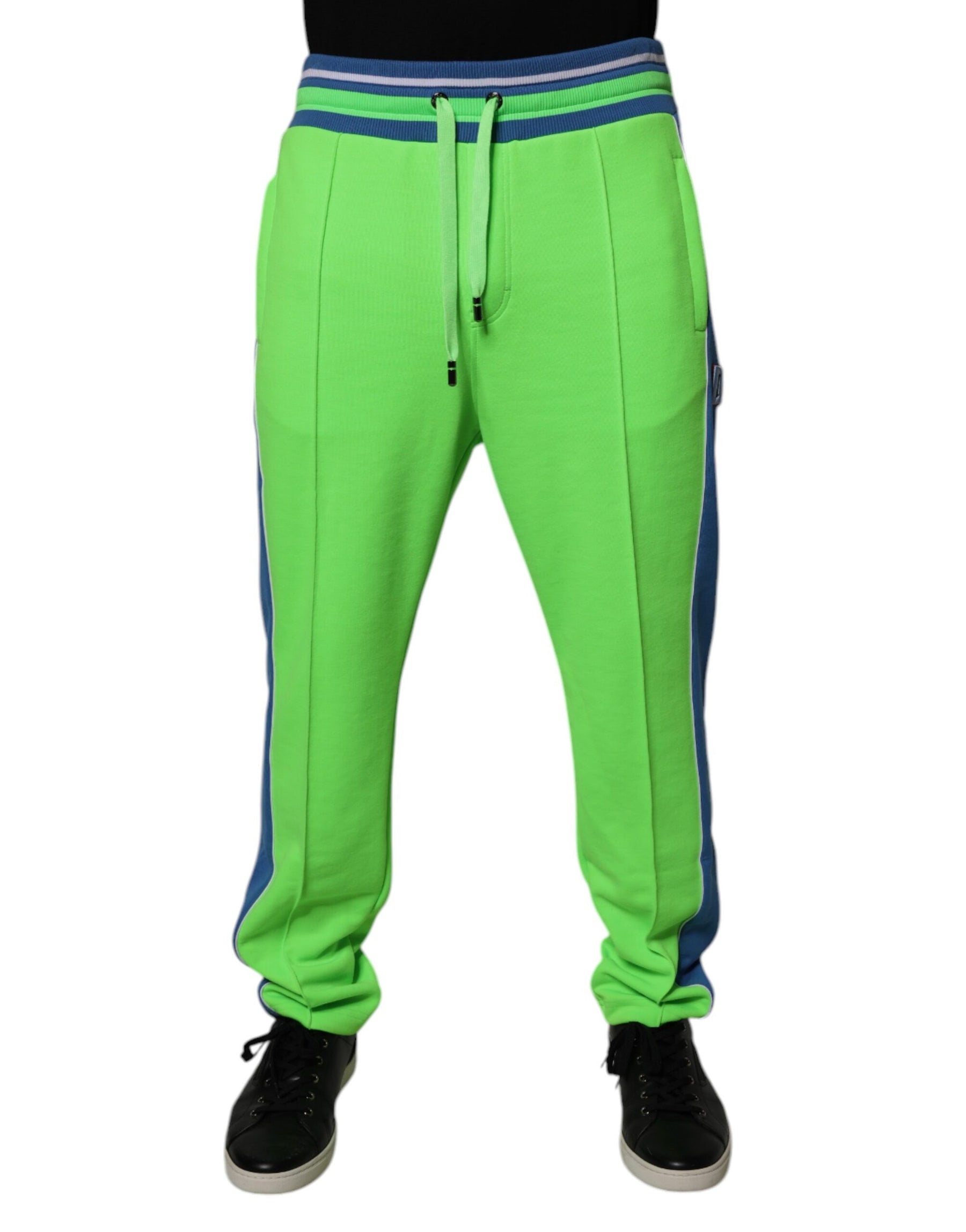 Dolce & Gabbana Green Blue Jogger Sweatpants Pants | Regal Royce