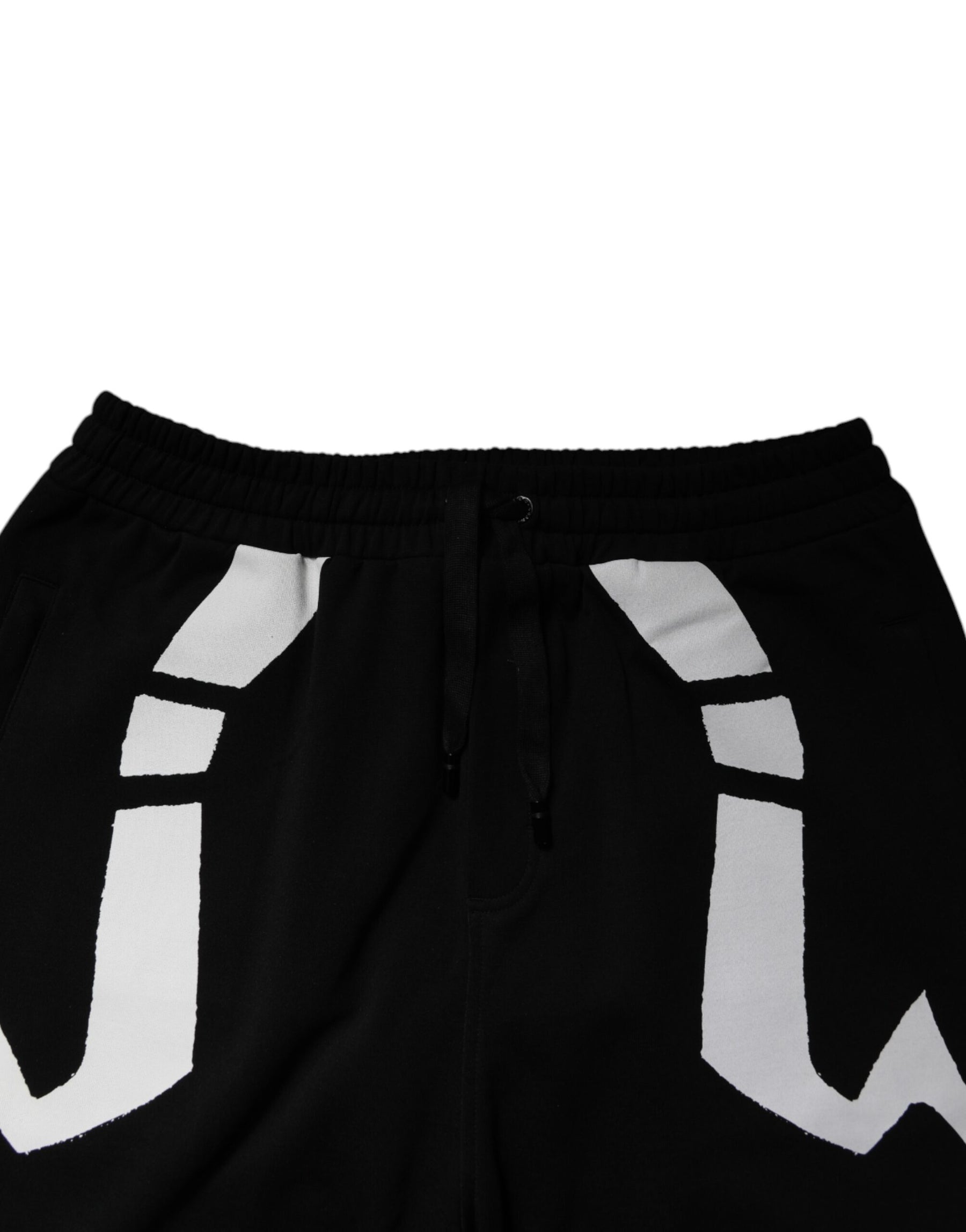 Dolce & Gabbana Black Logo Cotton Jogger Sweatpants Pants | Regal Royce