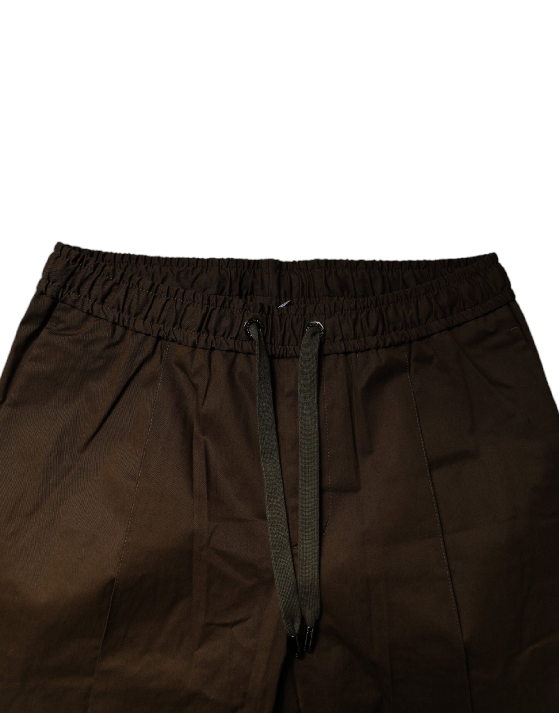 Dolce & Gabbana Brown Cotton Stretch Jogger Sweatpants Pants | Regal Royce