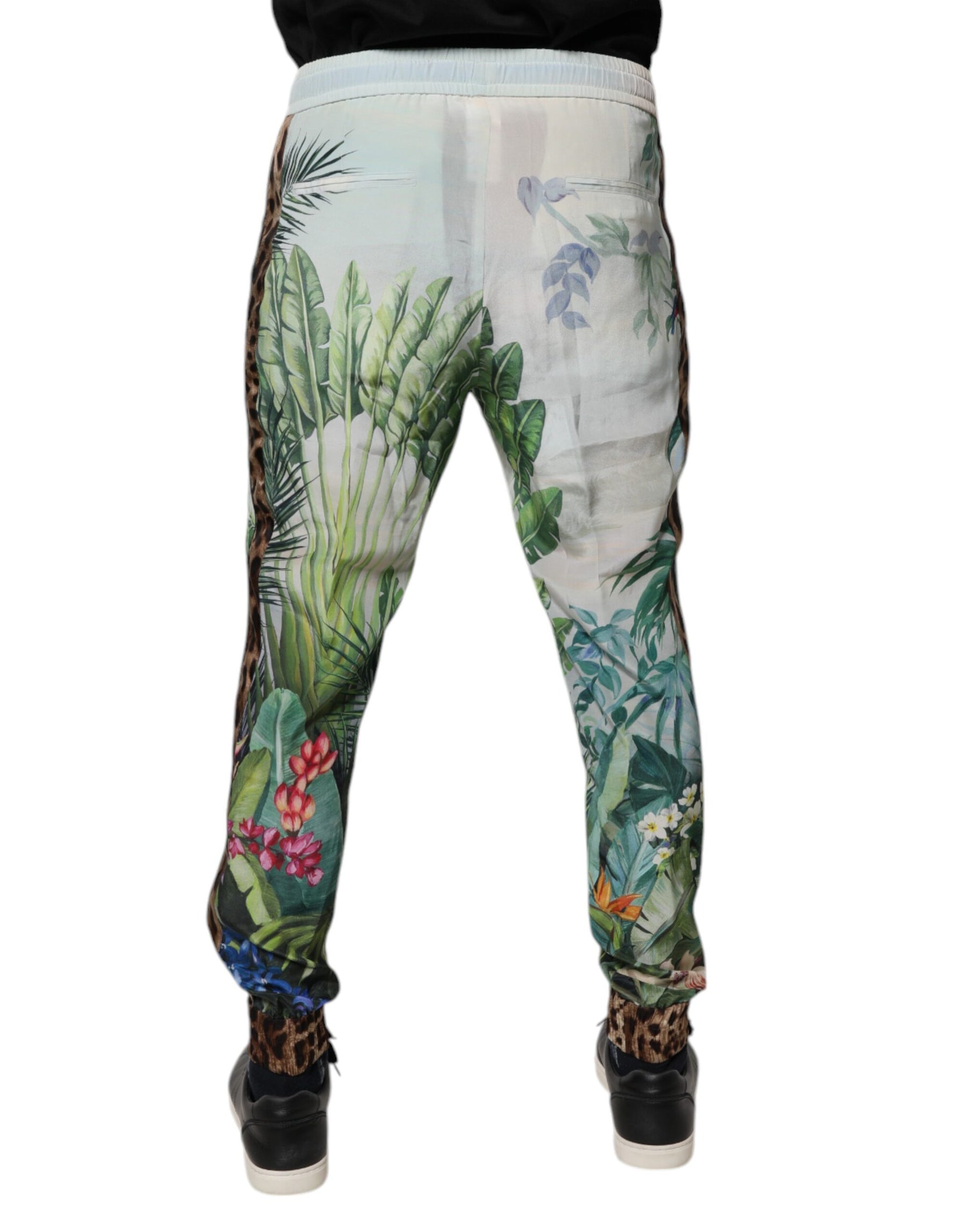 Dolce & Gabbana Multicolor Tropical Jogger Sweatpants Pants | Regal Royce