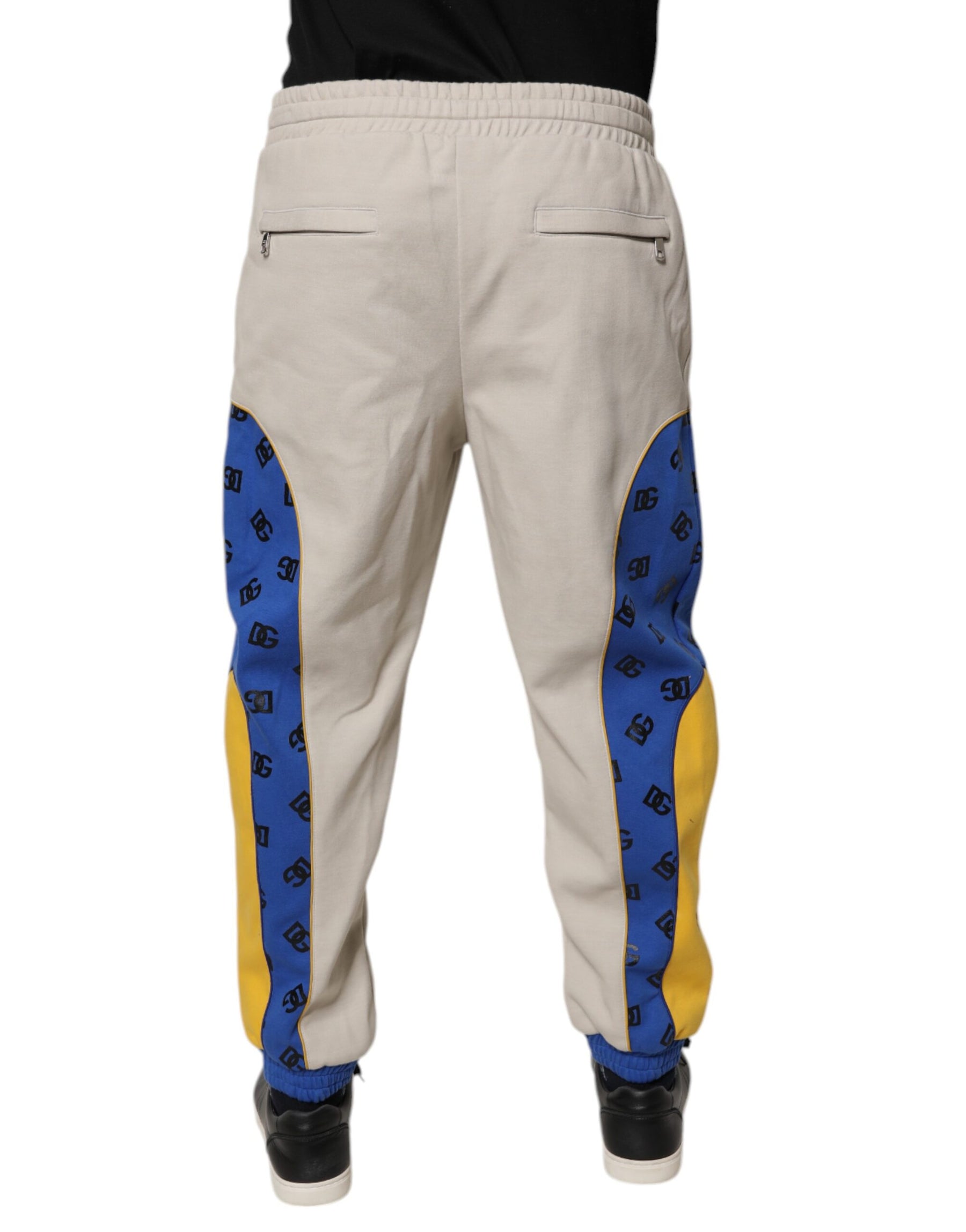 Dolce & Gabbana Multicolor Cotton DG Jogger Sweatpants Pants | Regal Royce