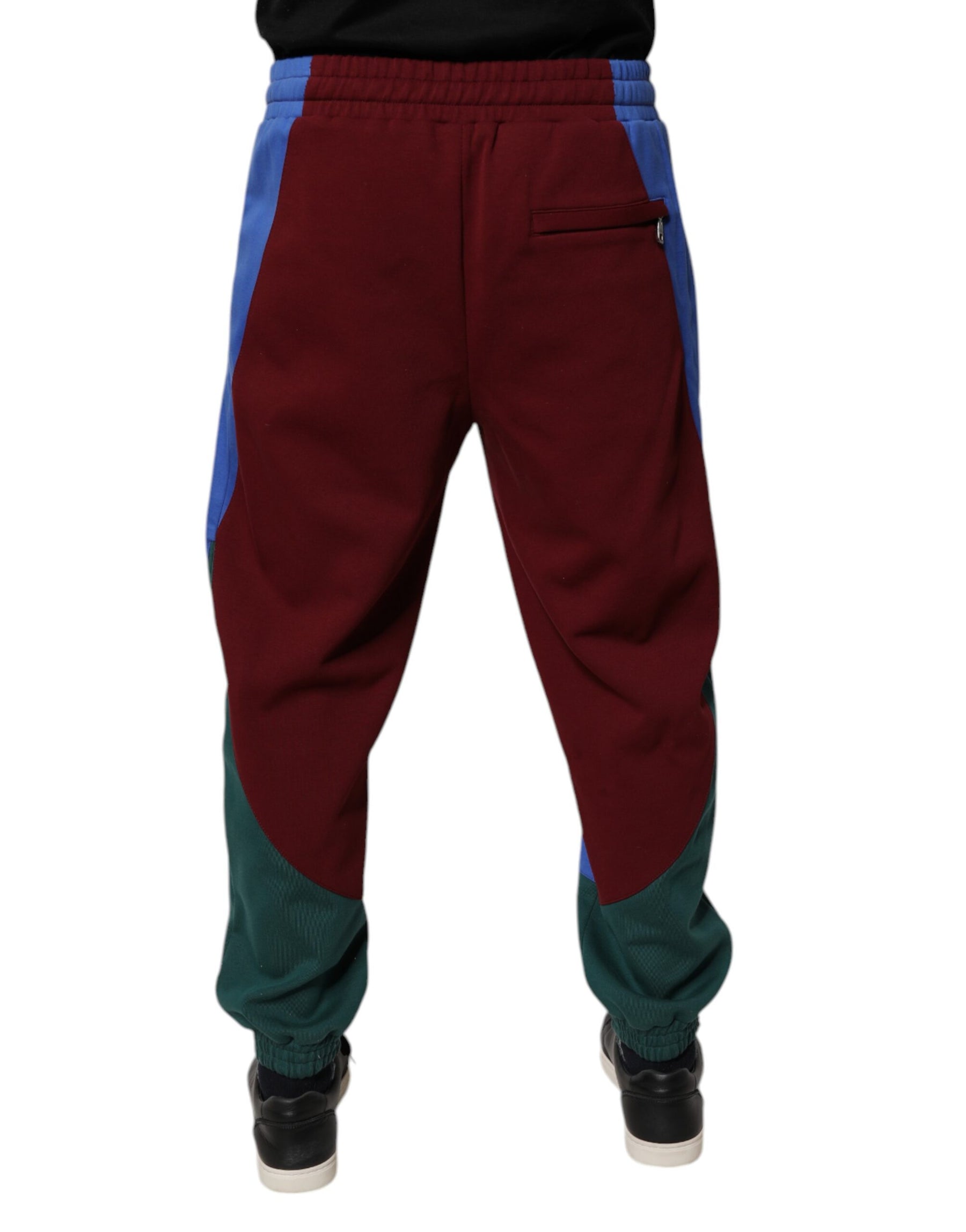 Dolce & Gabbana Multicolor Cotton Men Jogger Sweatpants Pants | Regal Royce