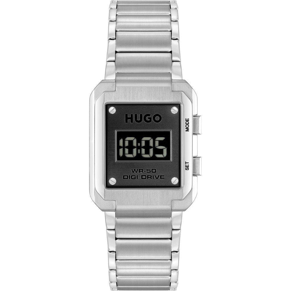 Hugo Boss Silver Stainless Steel Digital Watch | Regal Royce