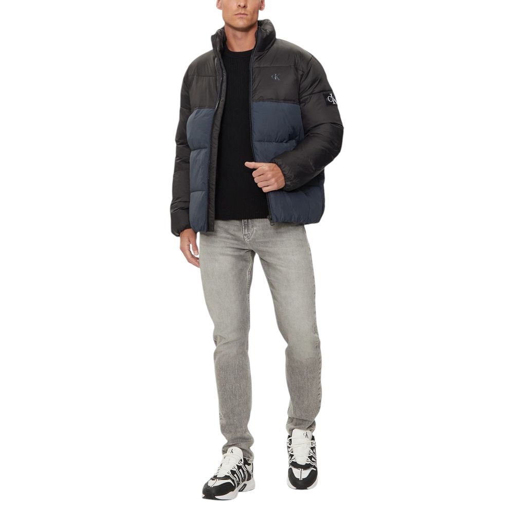 Calvin Klein Jeans Blue Recycled Polyamide Coat | Regal Royce
