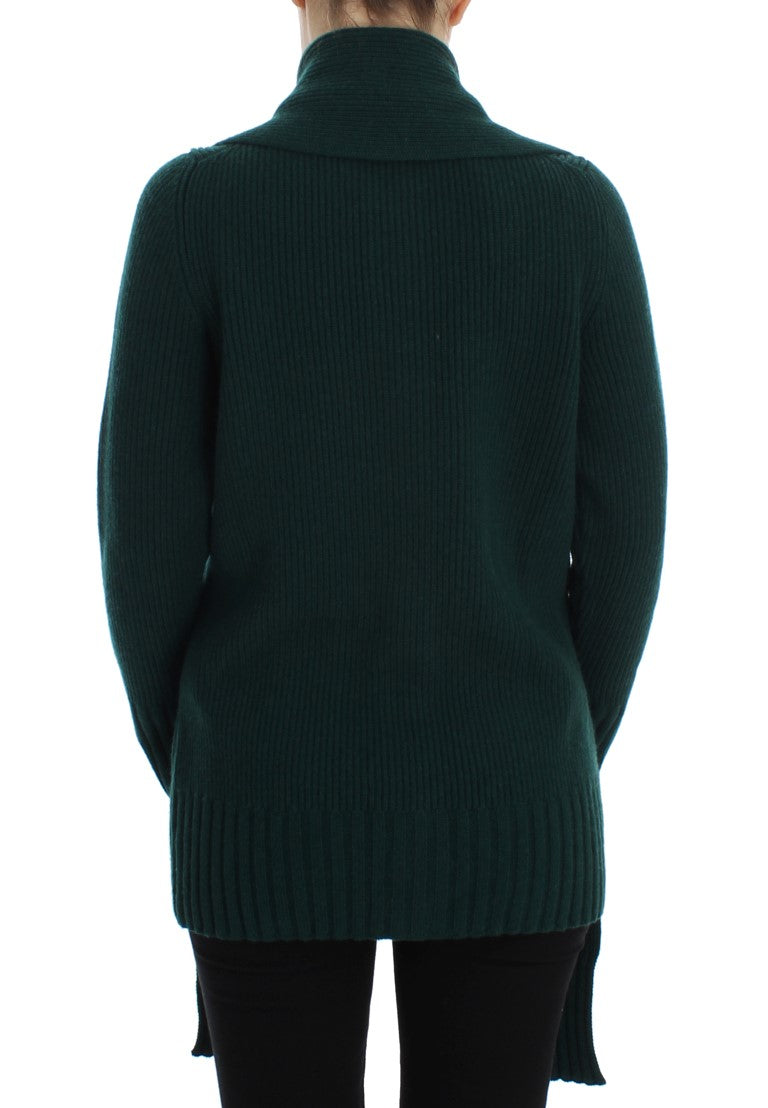 Dolce & Gabbana Green Knitted Cashmere Cardigan | Regal Royce