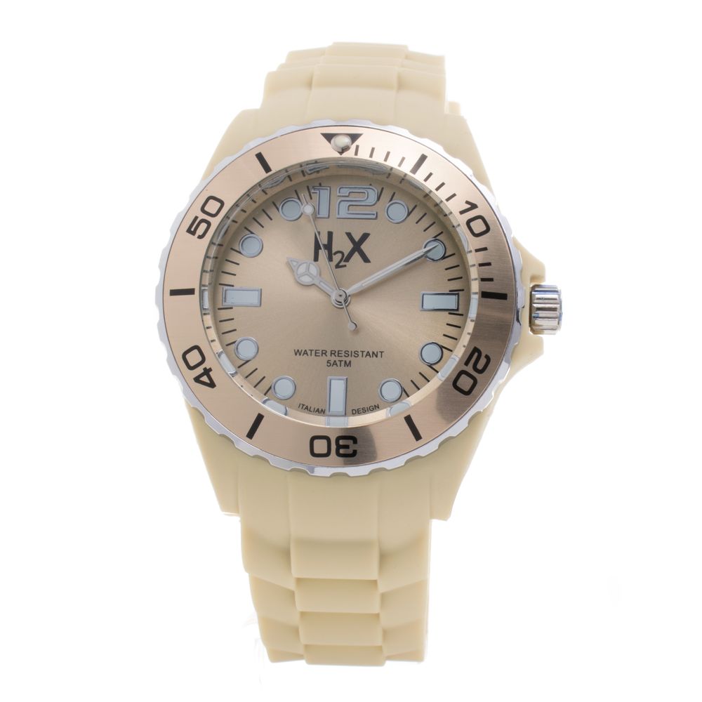 Haurex Cream Rubber Sport Watch | Regal Royce