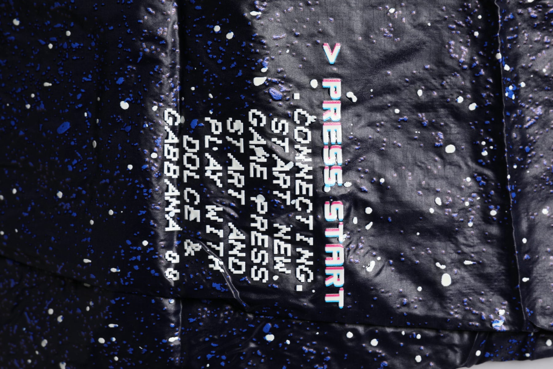 Dolce & Gabbana Dark Blue DG Game Print Cotton Jogger Pants | Regal Royce