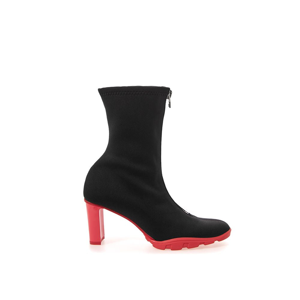 Alexander McQueen Black Neoprene Ankle Boots | Regal Royce