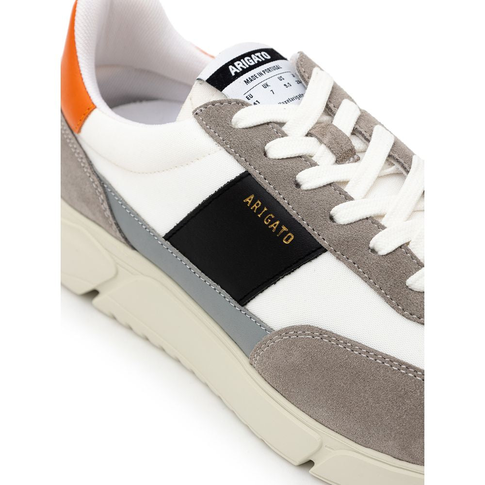 Axel Arigato Bicolor Fabric And Leather Athletic Sneakers