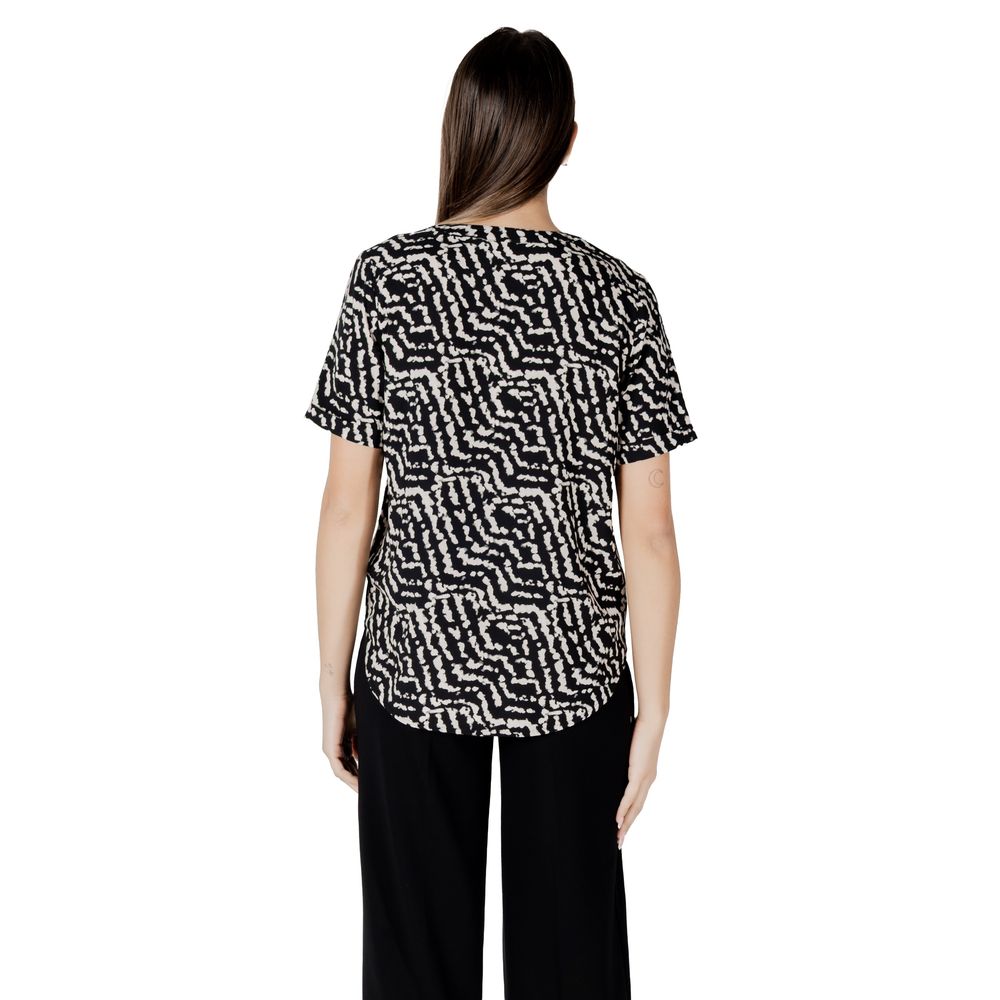 Street One Black Viscose Blouse | Regal Royce