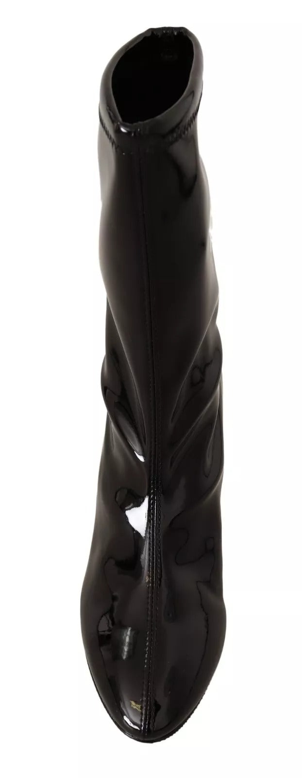 Stuart Weitzman Black Patent Leather High Heels Boots Shoes | Regal Royce
