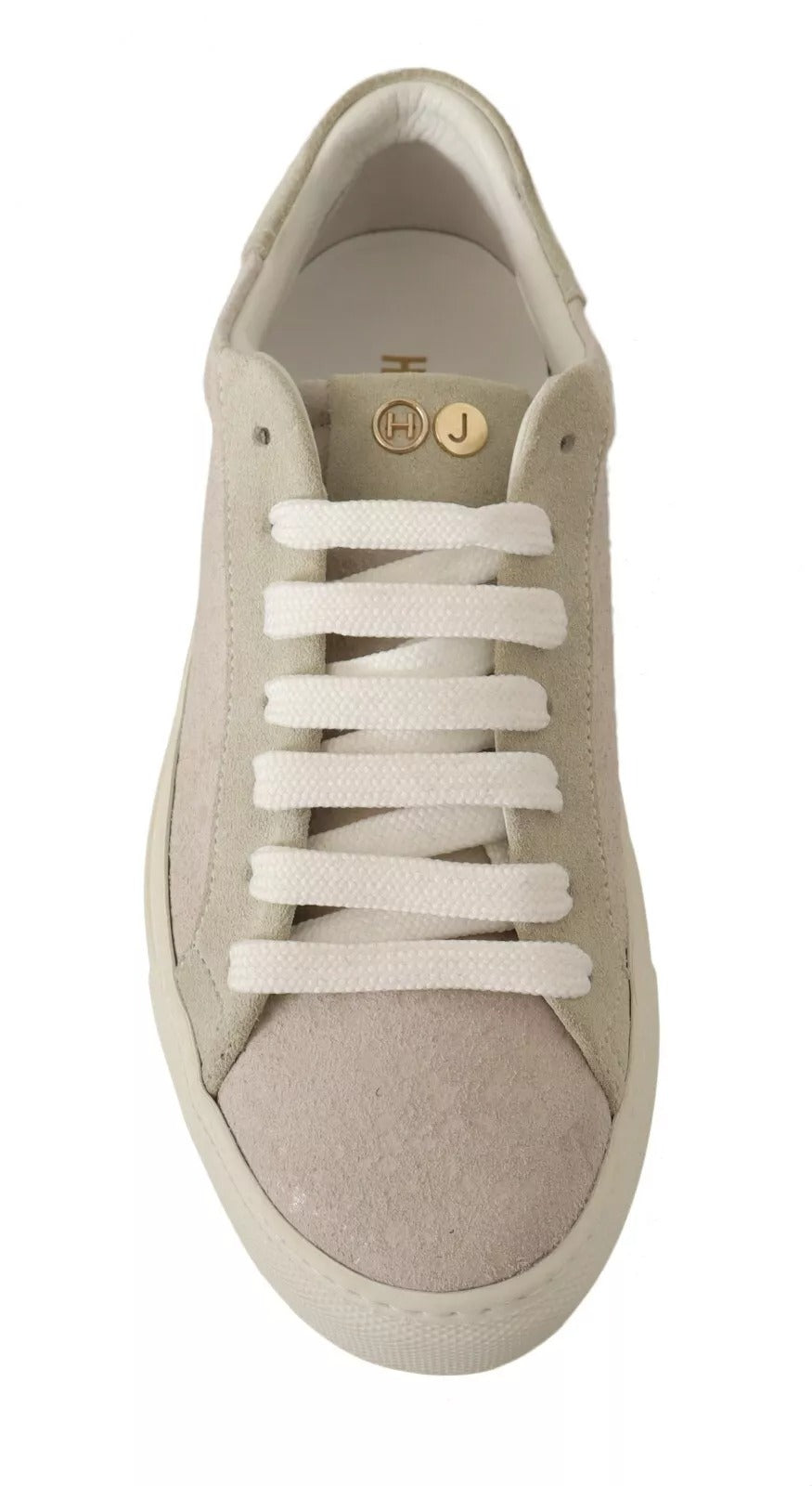 HIDE & JACK Off White Low Top Lace Up Sneakers Shoes | Regal Royce