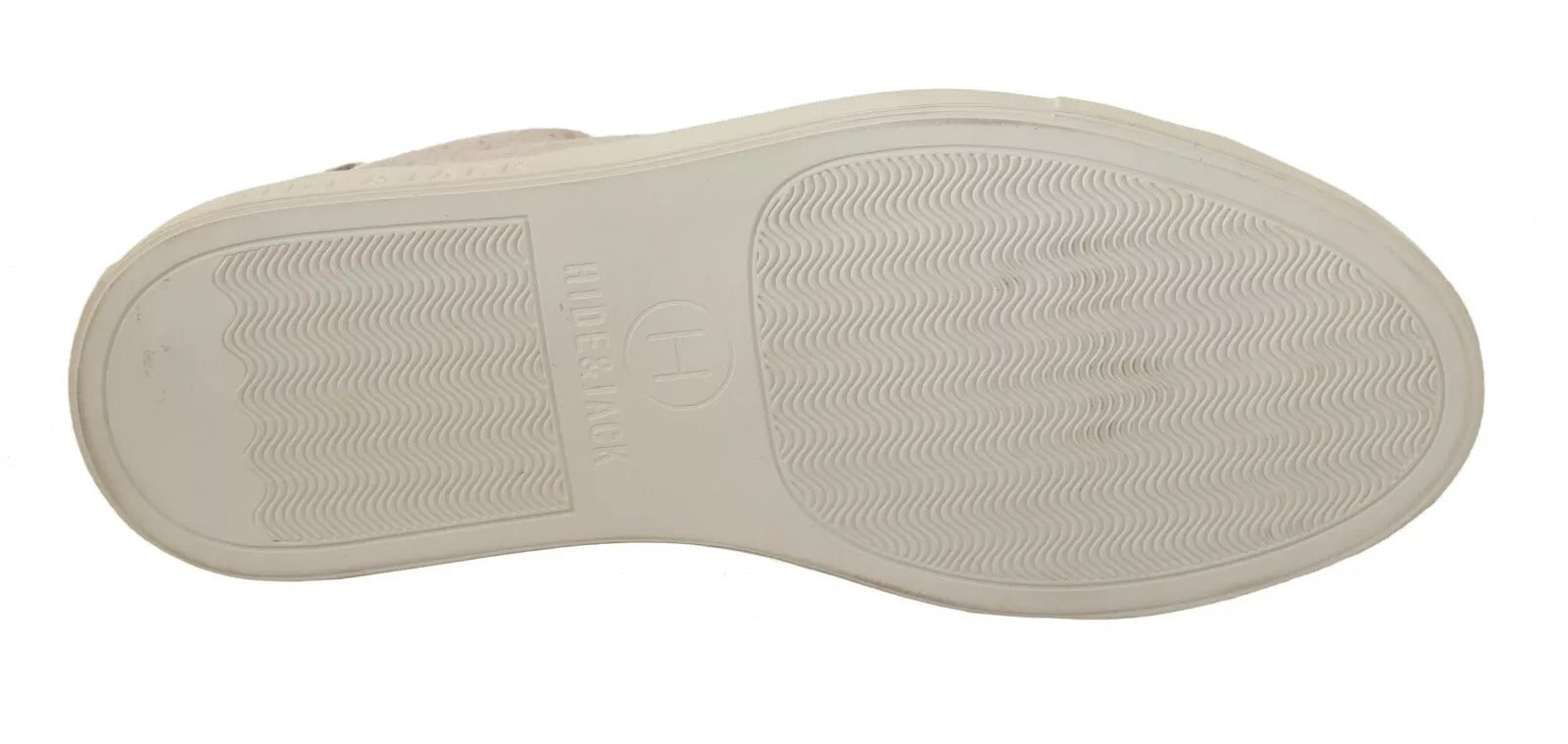 HIDE & JACK Off White Low Top Lace Up Sneakers Shoes | Regal Royce