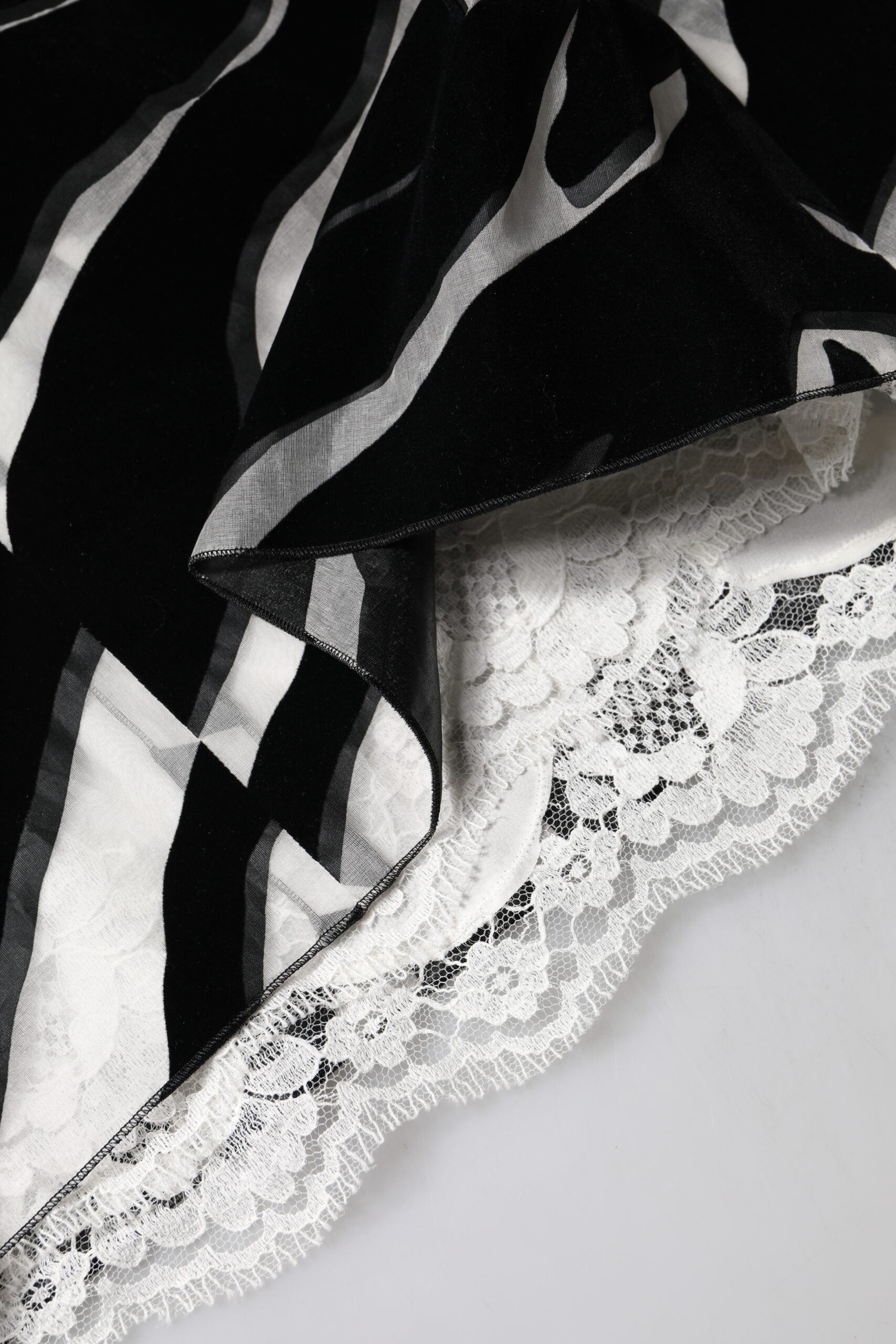 Dolce & Gabbana Black White Zebra A-line Sheath Mini Dress | Regal Royce