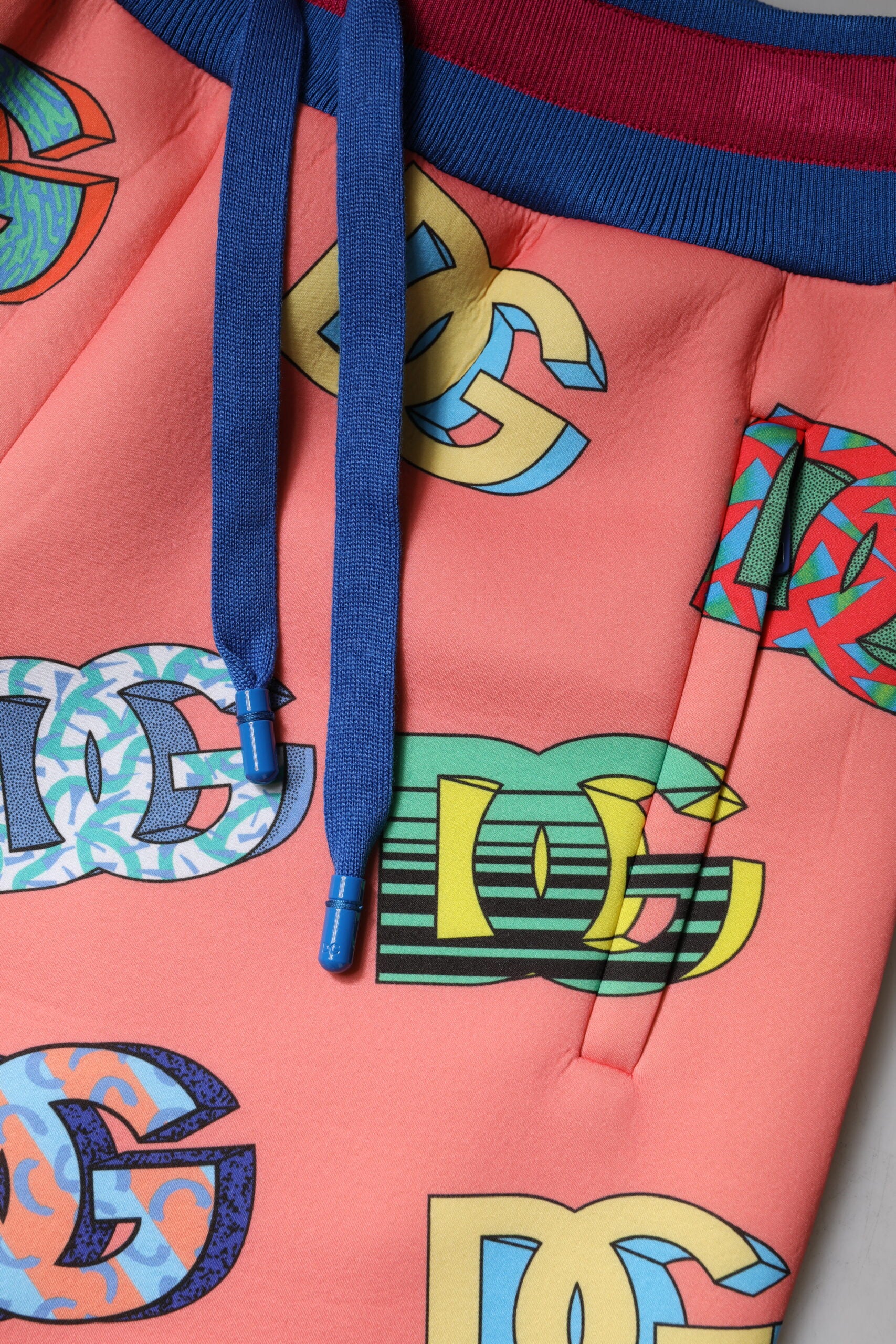 Dolce & Gabbana Pink Logo Monogram Jogger Sweatpants Pants | Regal Royce