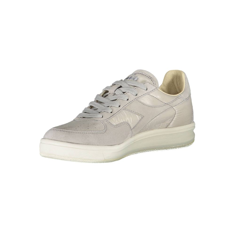 Diadora Grigio Leather Women Sneaker | Regal Royce