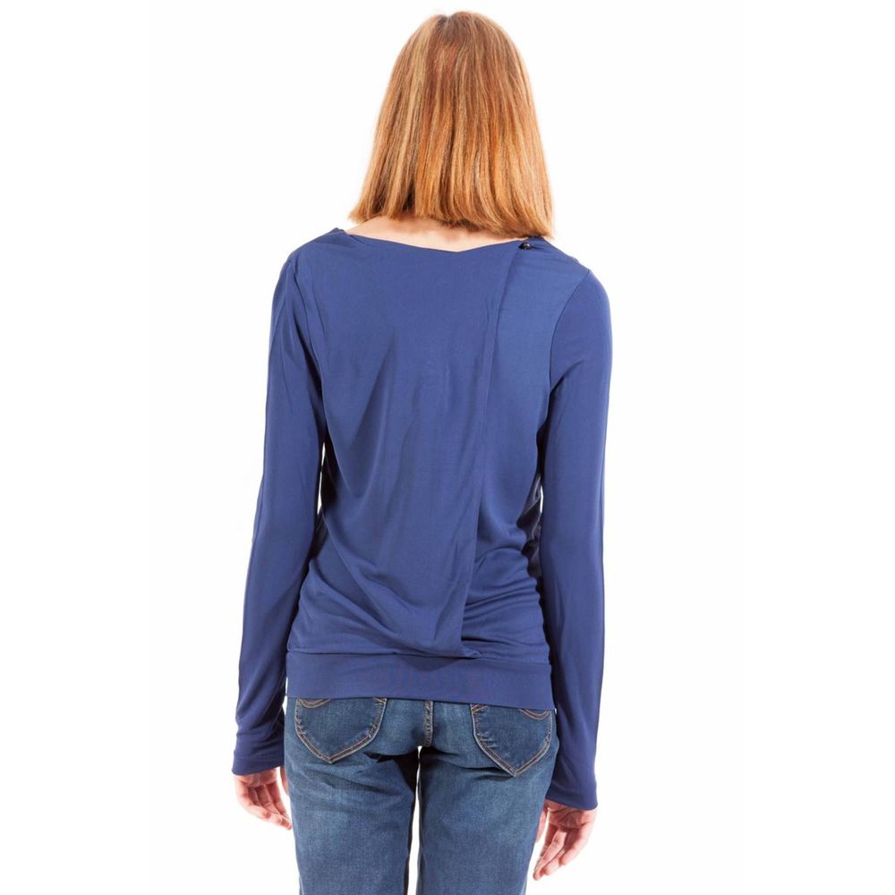 Gant Blu Viscosa Women T-Shirt | Regal Royce