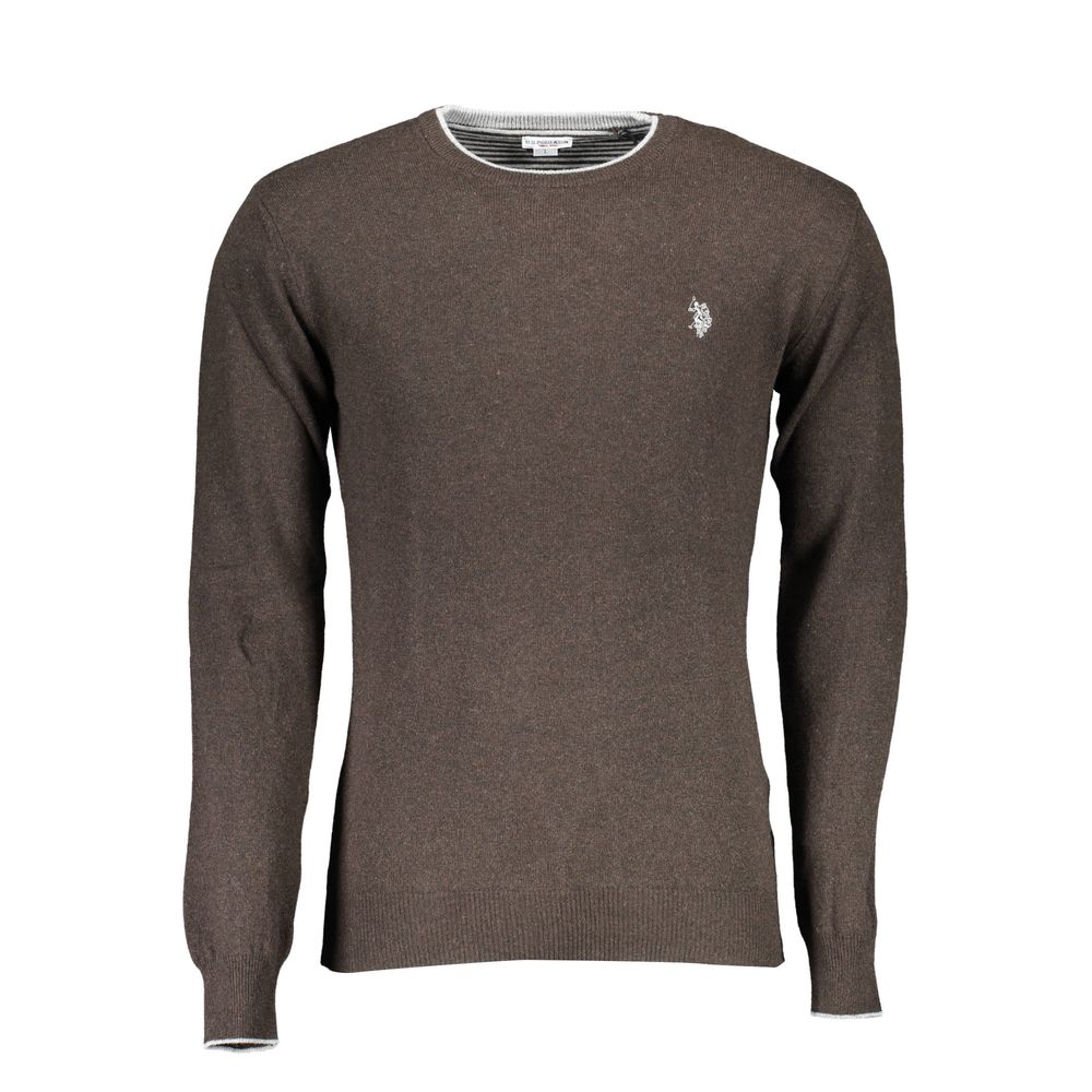U.S. POLO ASSN. Marrone Wool Men's Sweater | Regal Royce