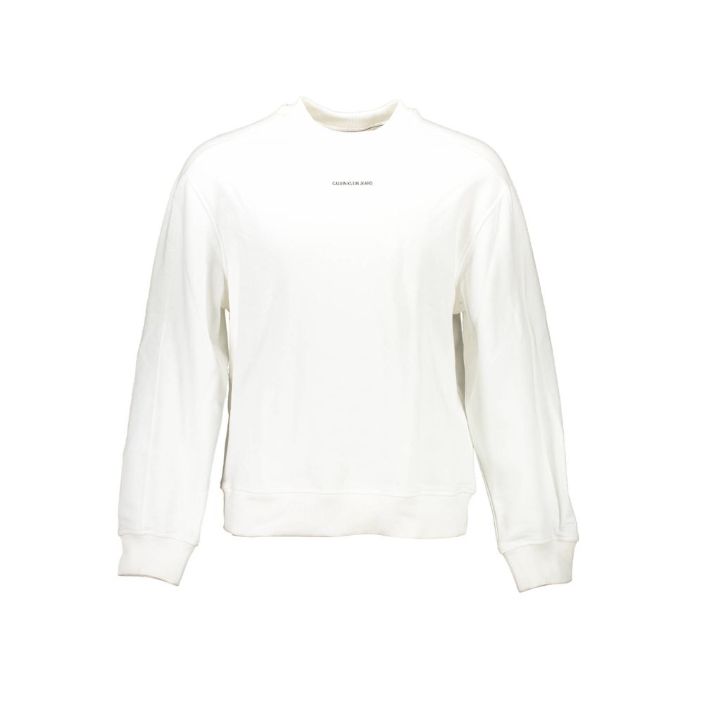 Calvin Klein White Cotton Sweatshirt