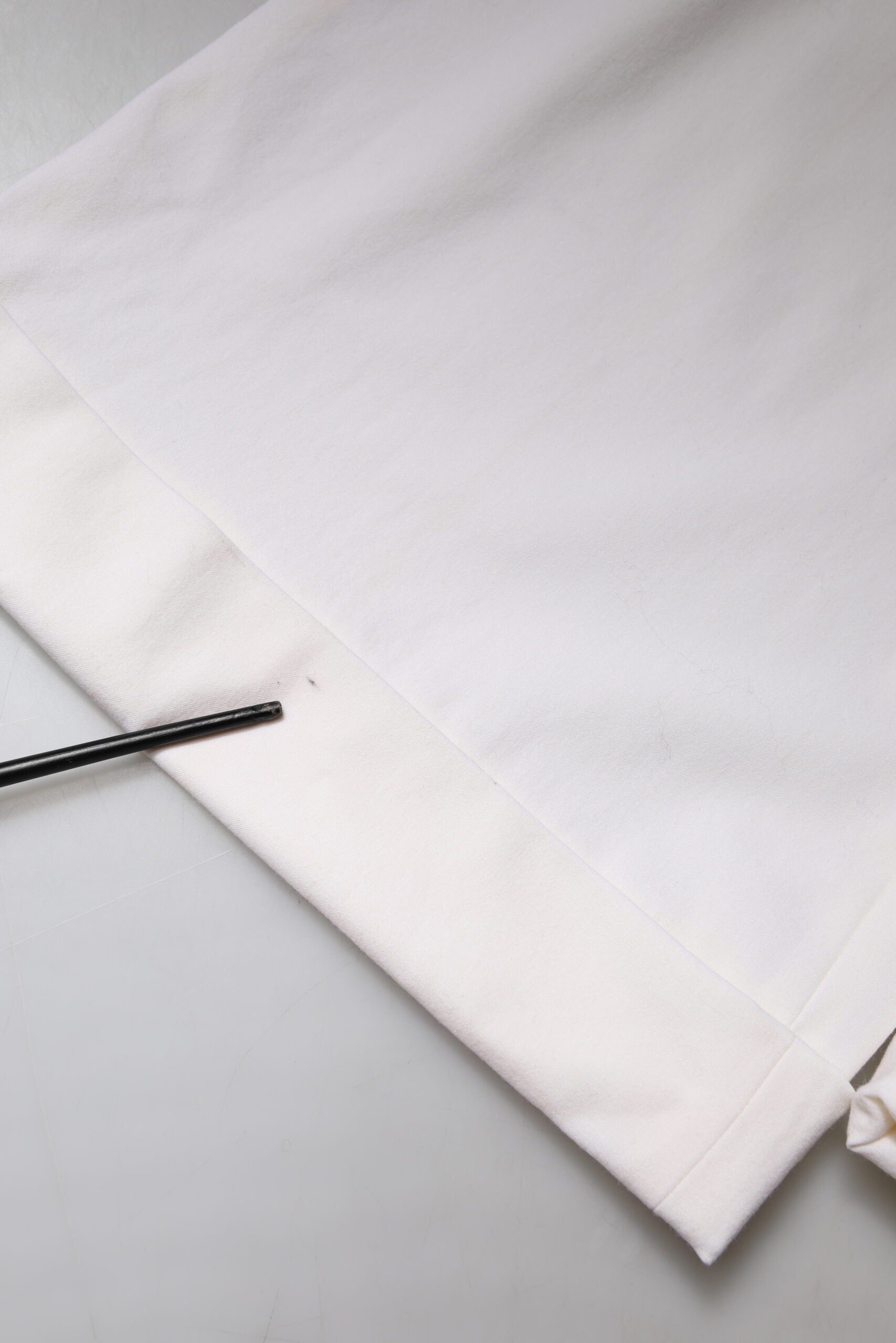 Dolce & Gabbana White Wool Mid Waist Wide Leg Pants | Regal Royce