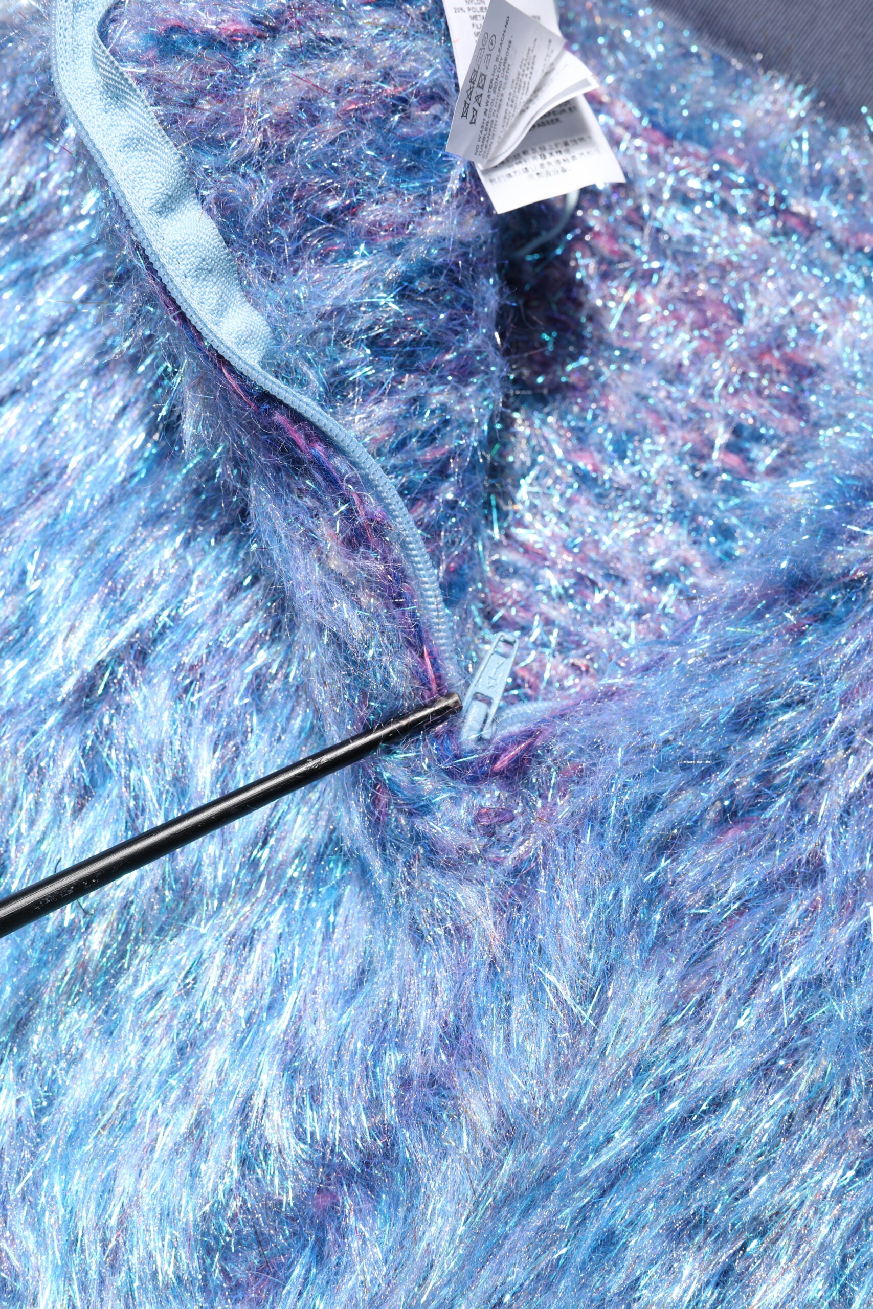 Dolce & Gabbana Multicolor Plush Fabric High Waist Mini Skirt | Regal Royce