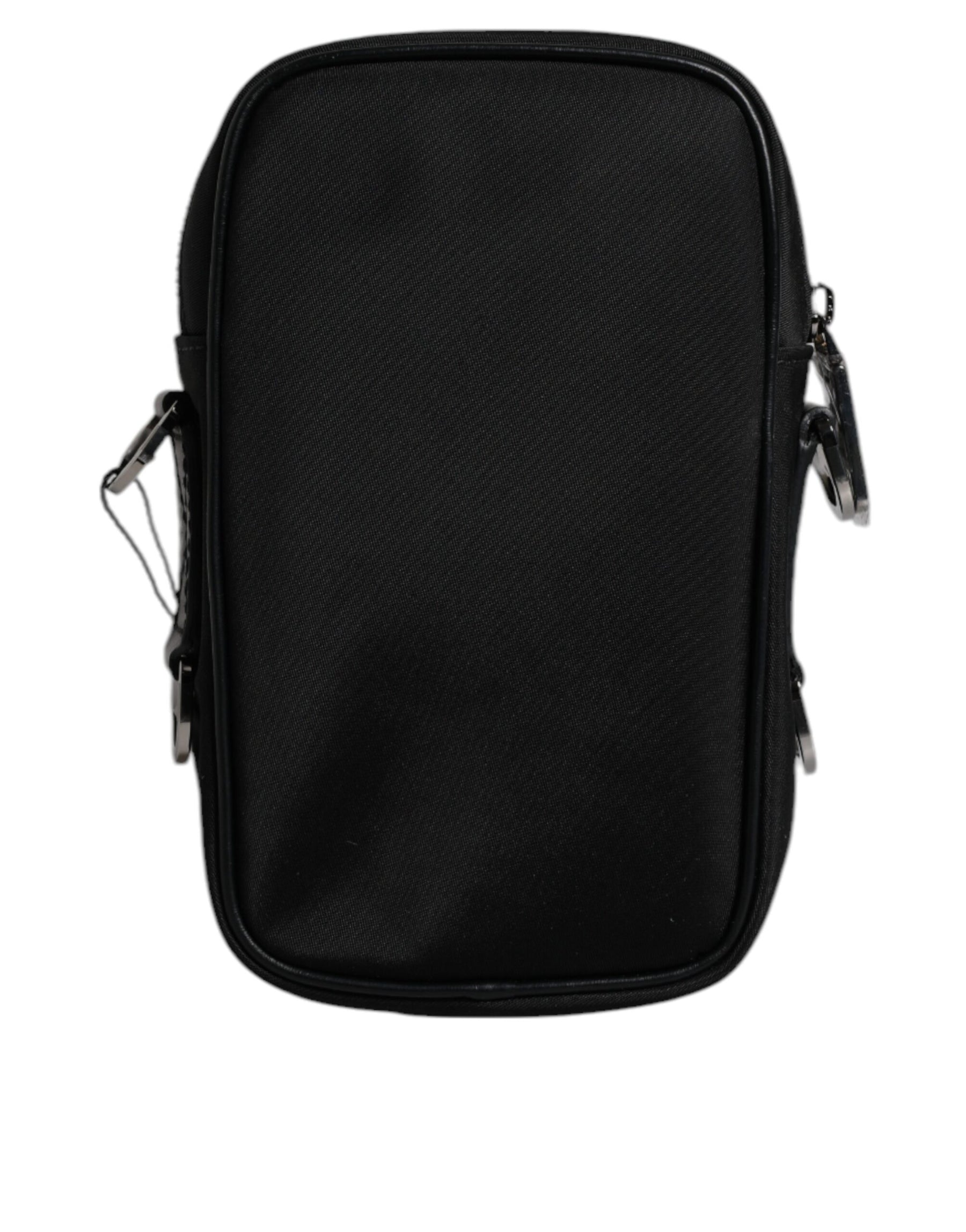 Dolce & Gabbana Multicolor Leopard Jacquard Logo Plaque Neck Strap Bag | Regal Royce