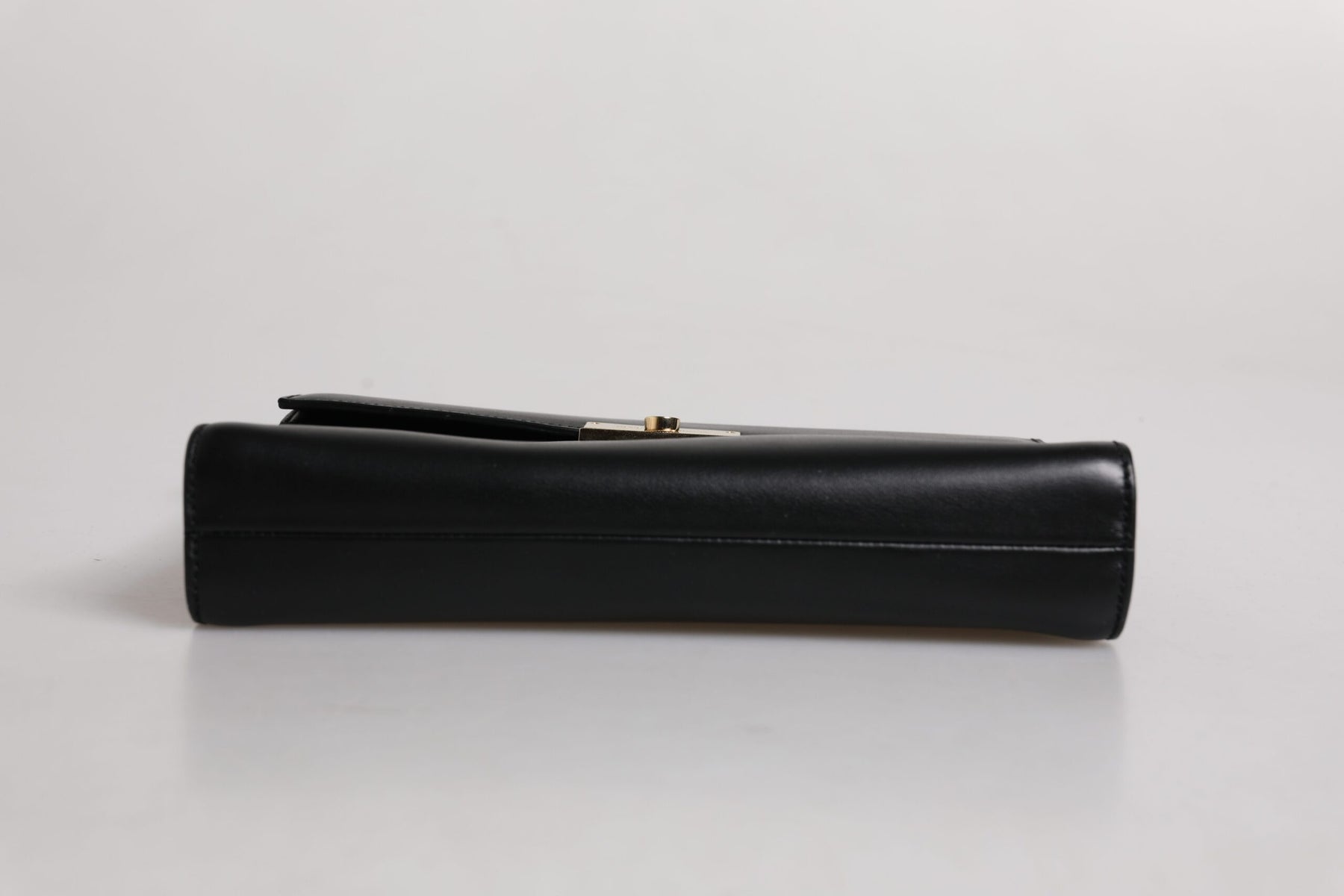 Dolce & Gabbana Black Leather Logo Plaque Document Briefcase Bag | Regal Royce