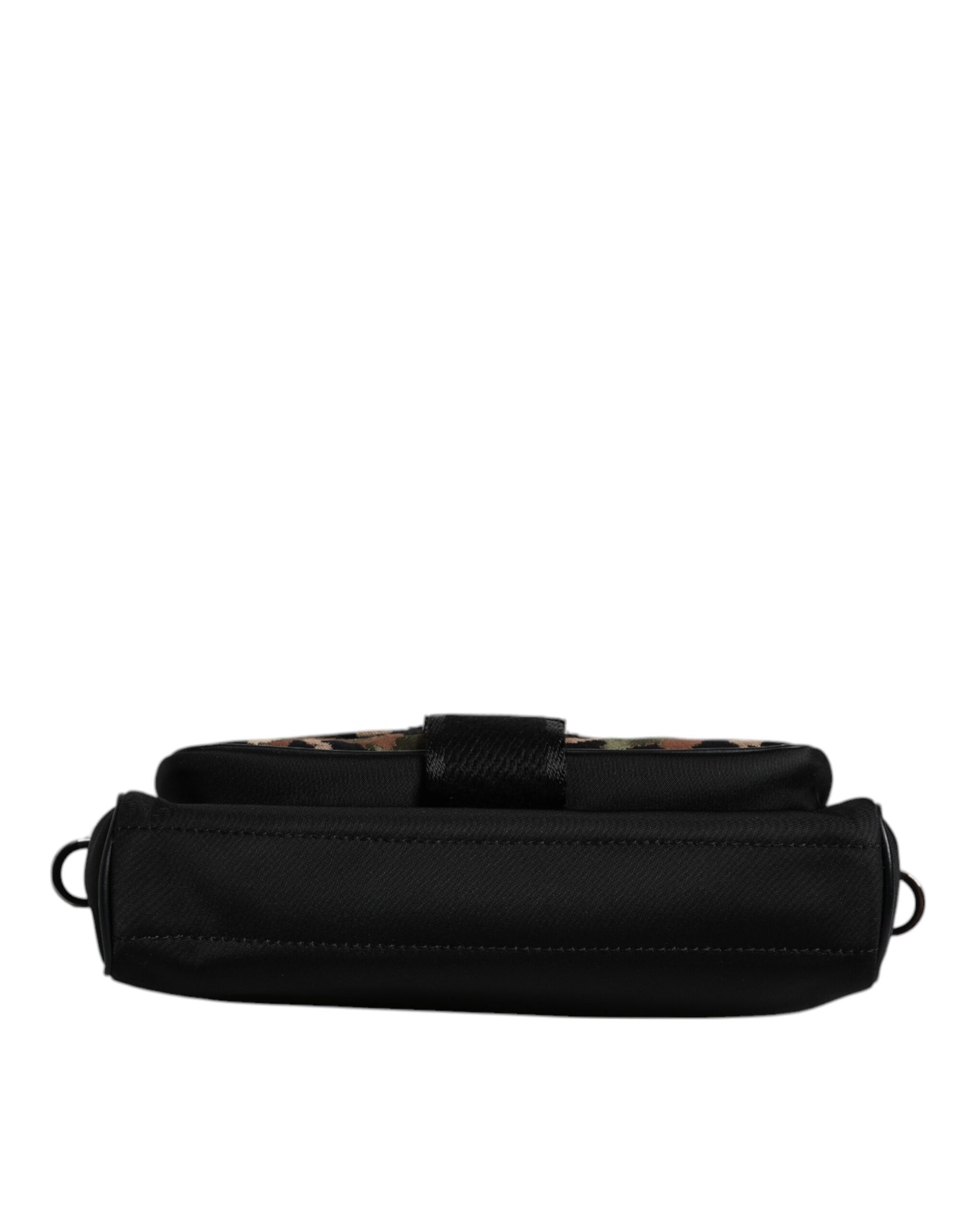 Dolce & Gabbana Multicolor Leopard Jacquard Crossbody Bag | Regal Royce