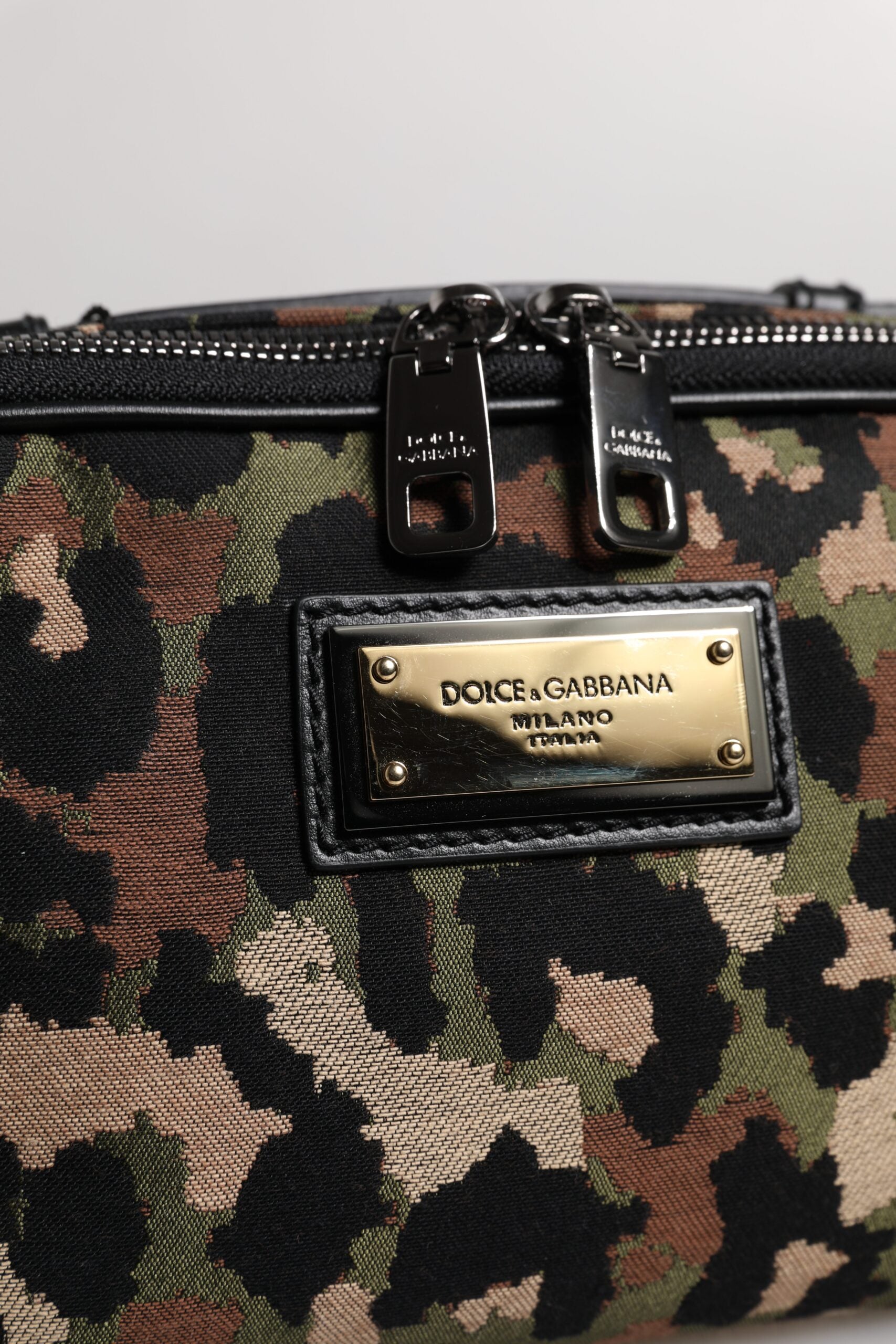 Dolce & Gabbana Multicolor Leopard DG Logo Belt Waist Fanny Pack Bag | Regal Royce