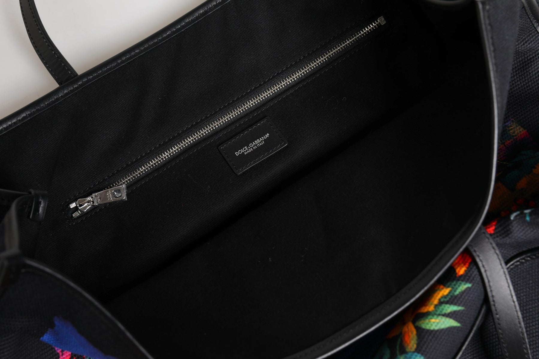 Dolce & Gabbana Multicolor Graphic Printed Top Handle Shopping Tote Bag | Regal Royce