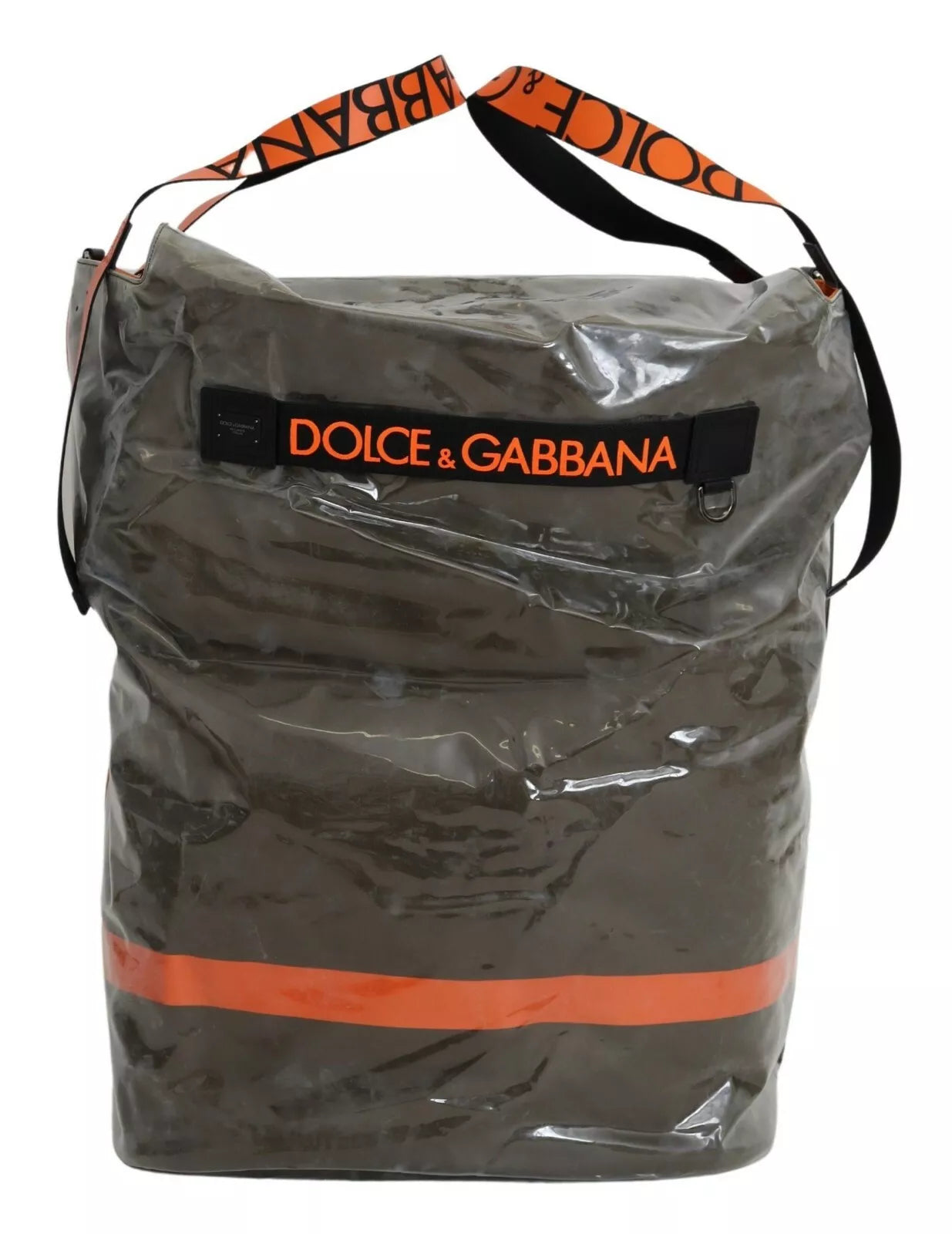 Dolce & Gabbana Green Fashion Expression Oversized Plastic Tote Bag | Regal Royce
