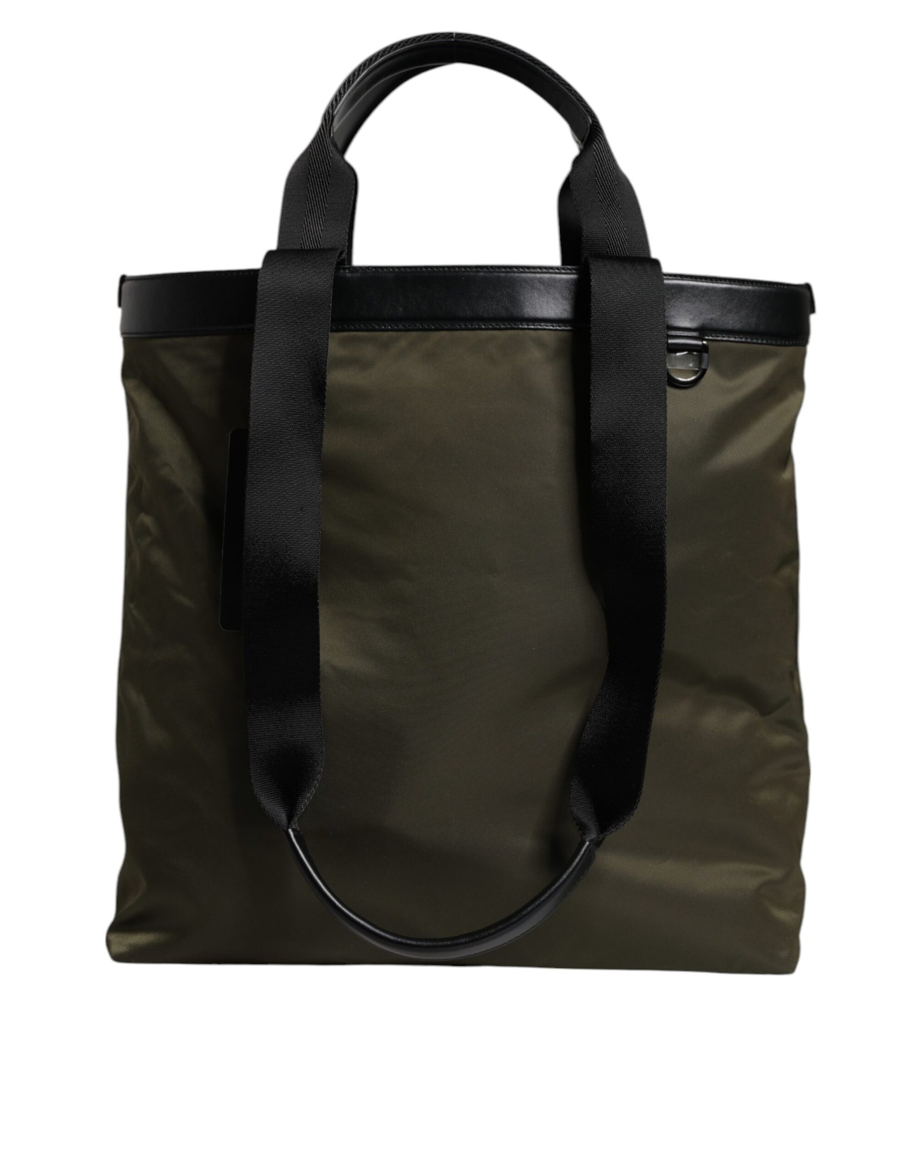 Dolce & Gabbana Military Green Nylon Shoulder Strap Tote Bag | Regal Royce