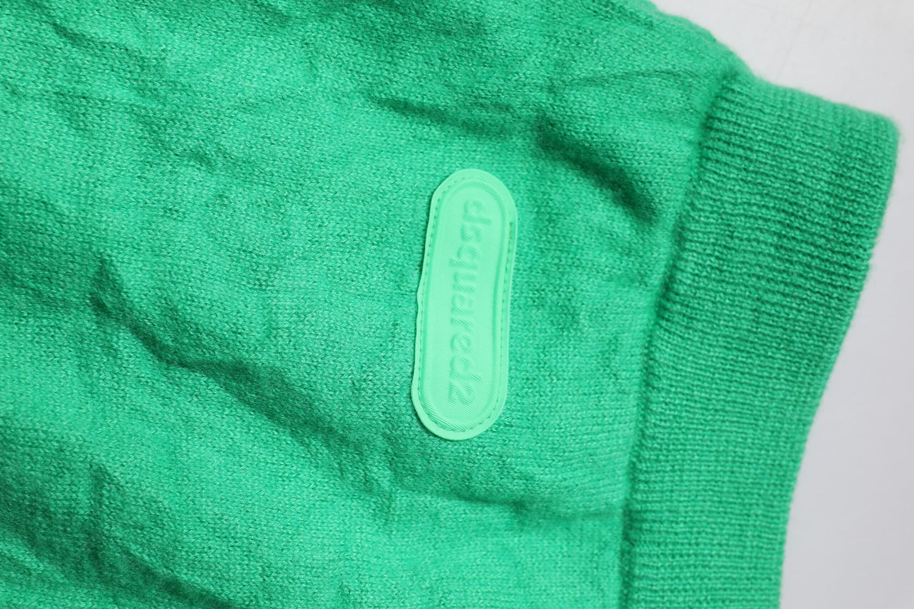 Dsquared² Green Cotton Elastic Waist Men Casual Pants | Regal Royce