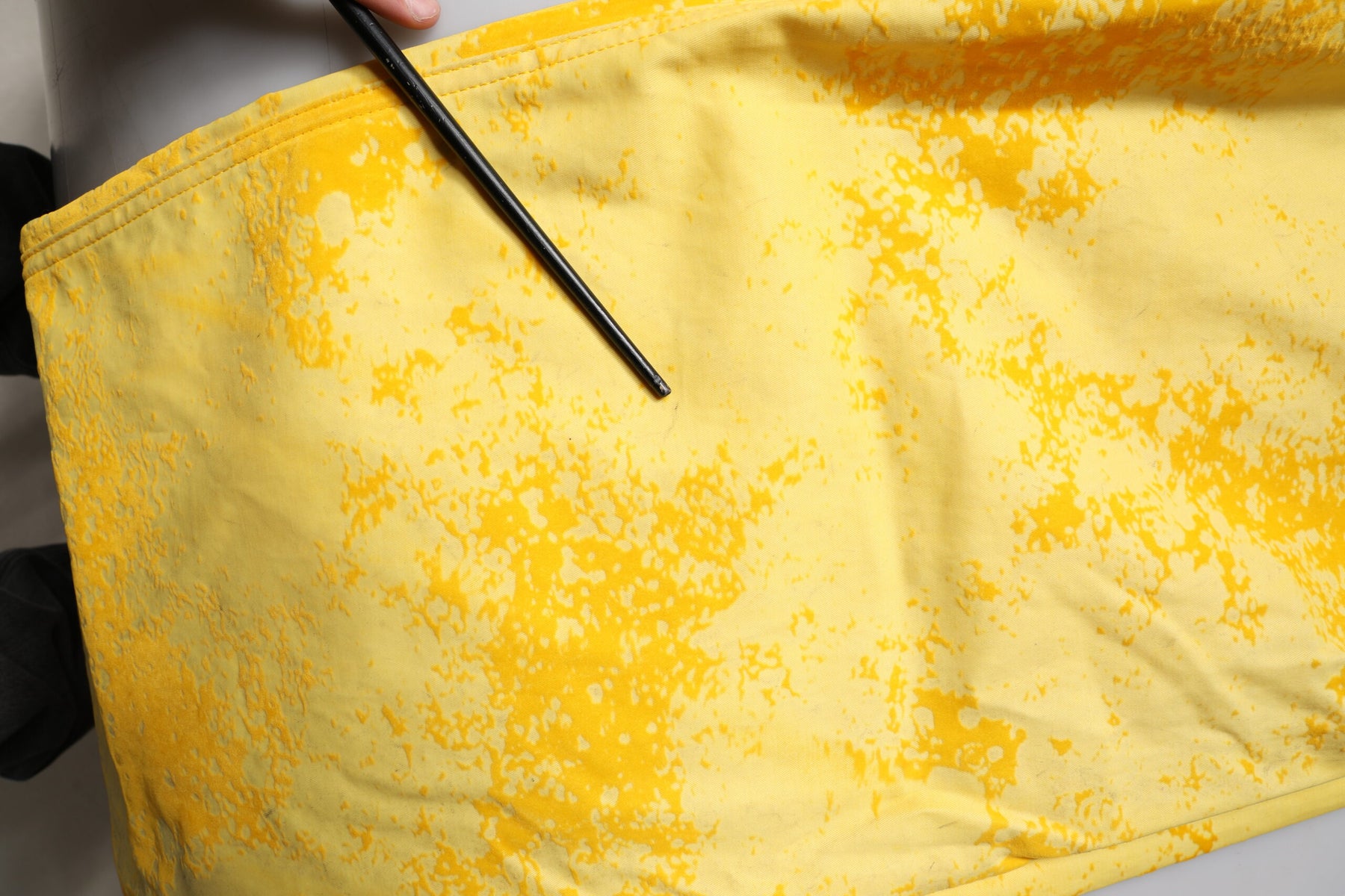 Dolce & Gabbana Yellow Tie Dye Cotton Straight Denim Jeans | Regal Royce