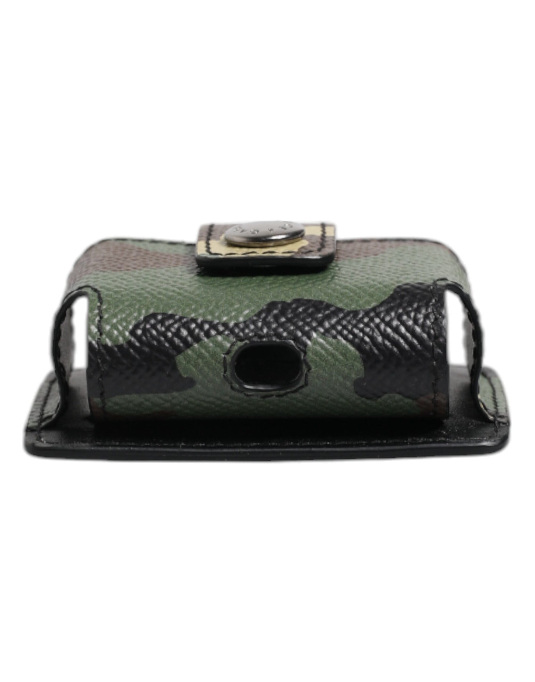 Dolce & Gabbana Multicolor Camouflage Leather Airpods Case | Regal Royce