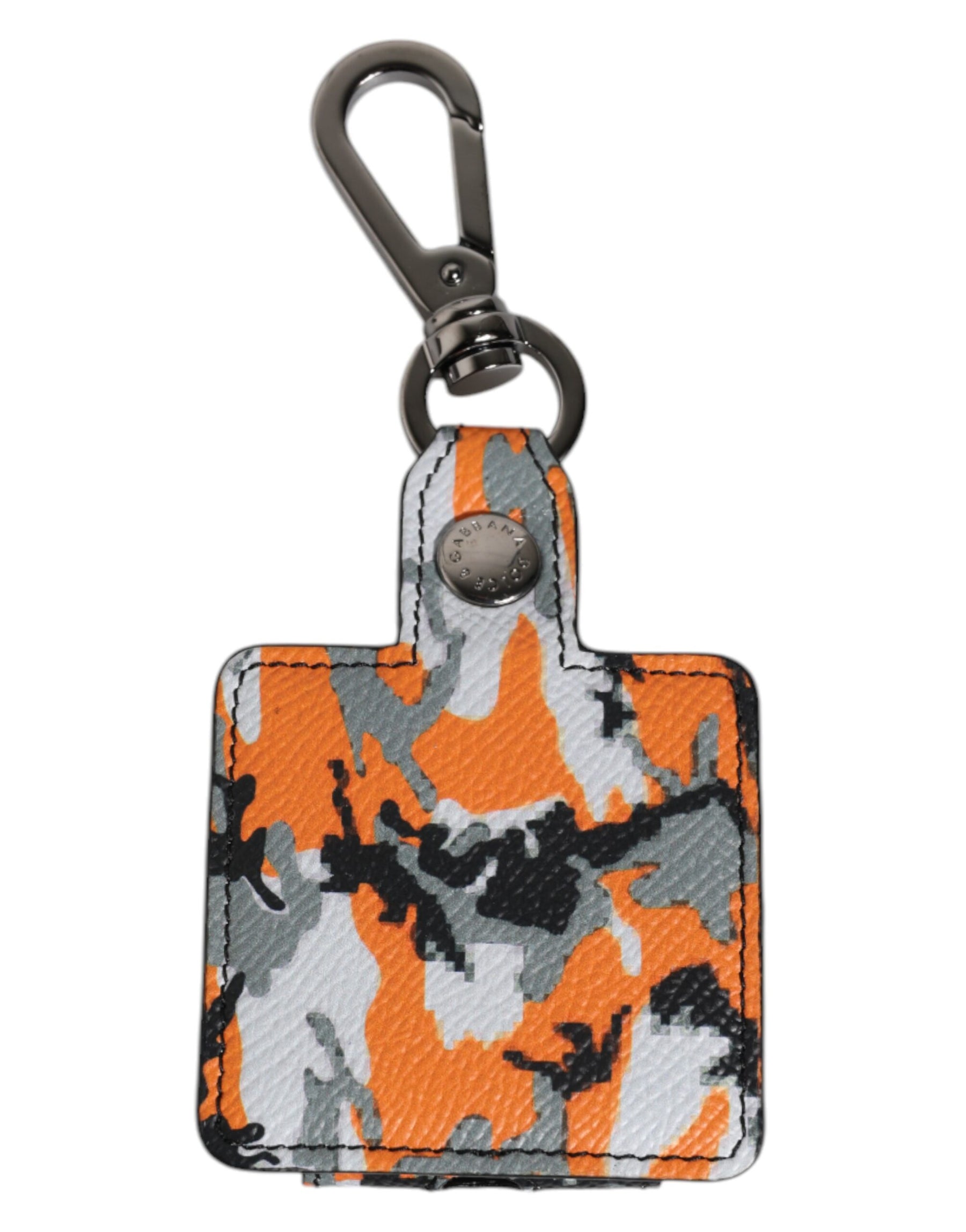 Dolce & Gabbana Multicolor Camouflage Leather Airpods Case | Regal Royce