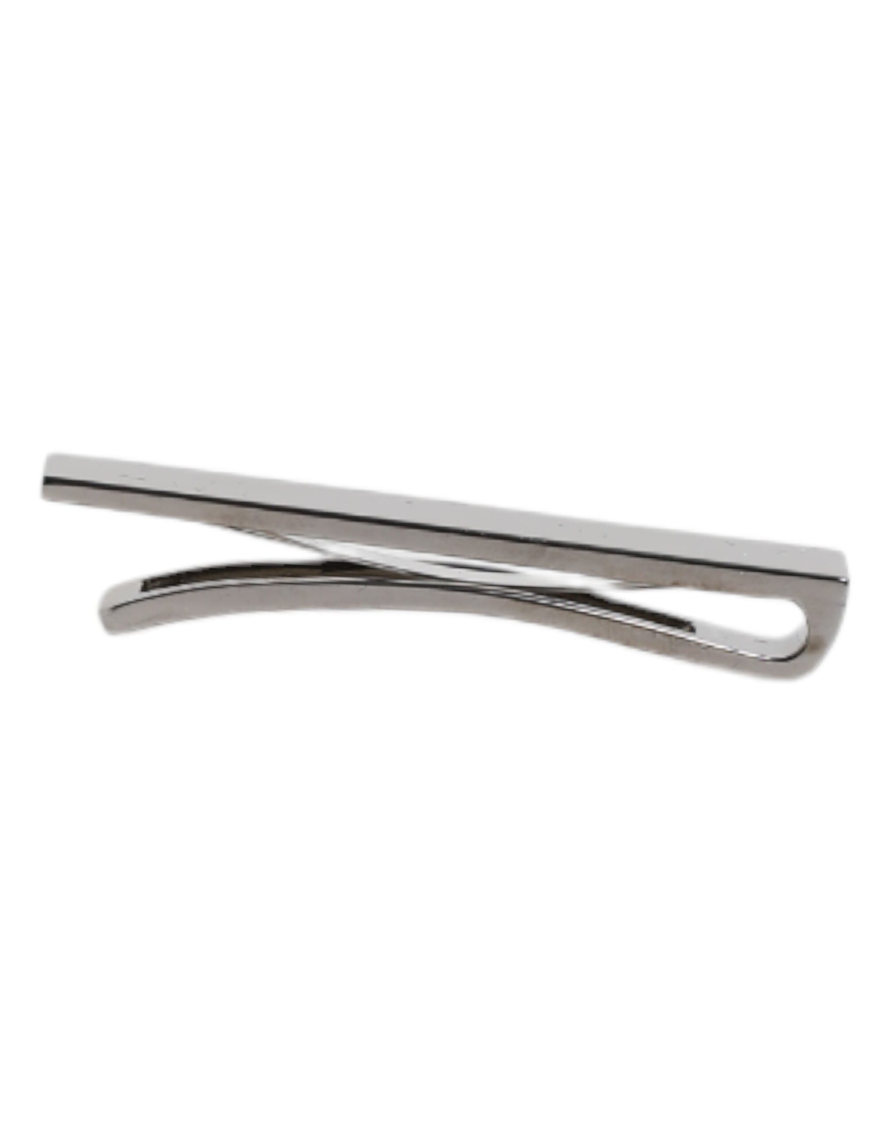 Dolce & Gabbana Black Tone Brass Logo Branded Tie Clip Bar | Regal Royce