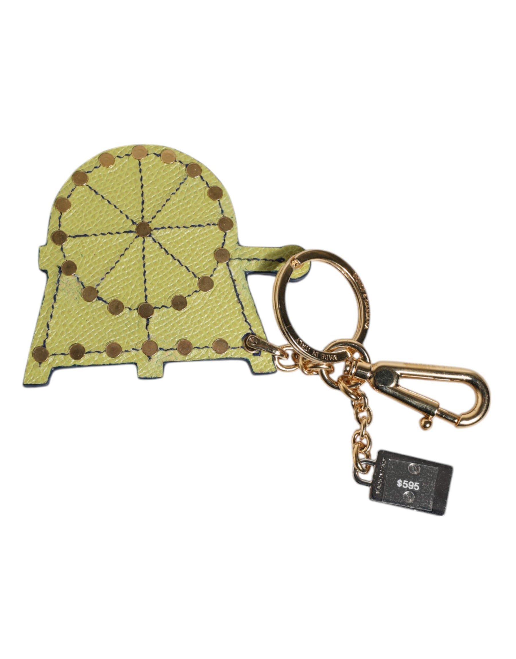 Dolce & Gabbana Multicolor Gold Tone Carretto Keychain Keyring | Regal Royce