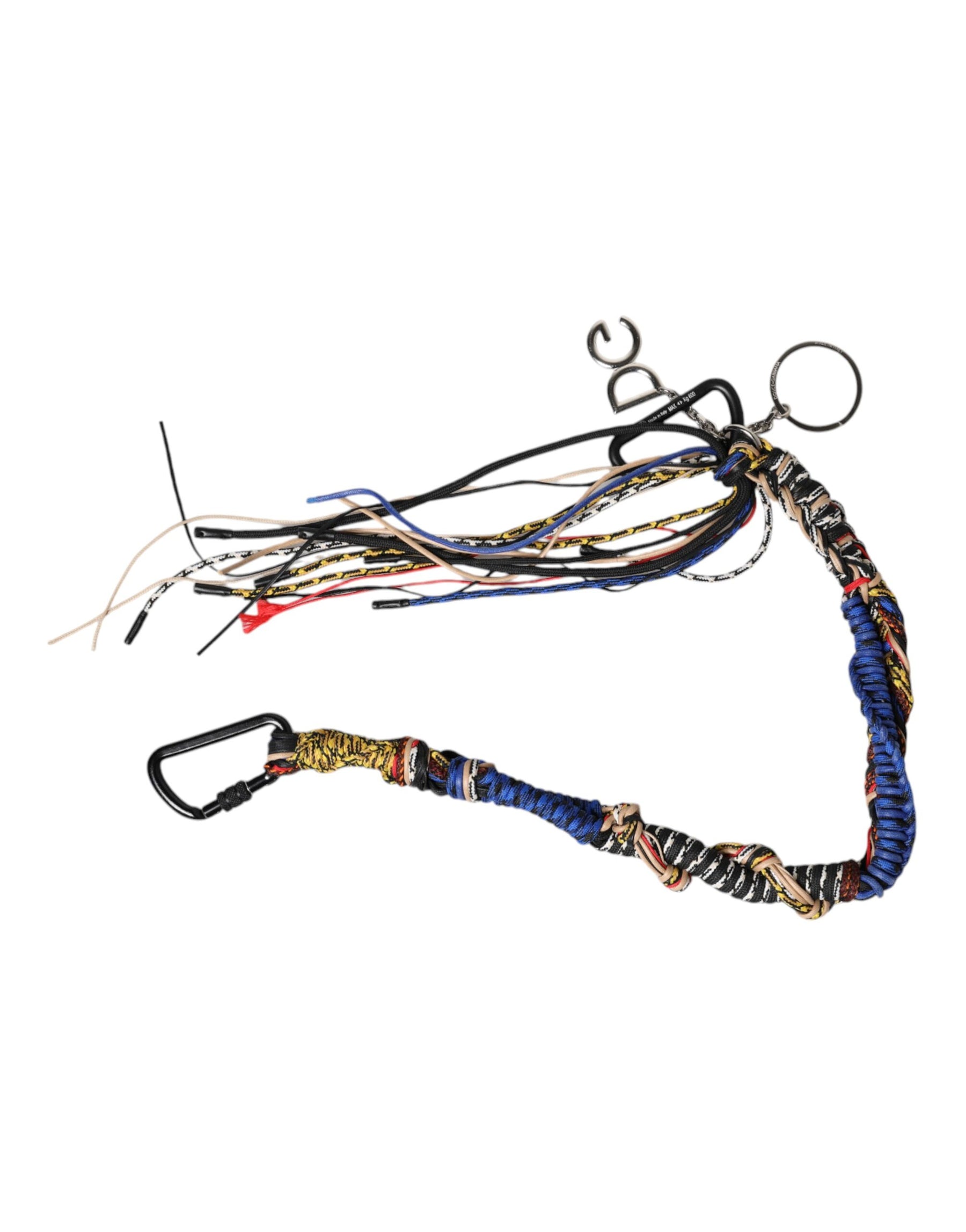 Dolce & Gabbana Multicolor Braided Rope Logo Bag Shoulder Strap | Regal Royce