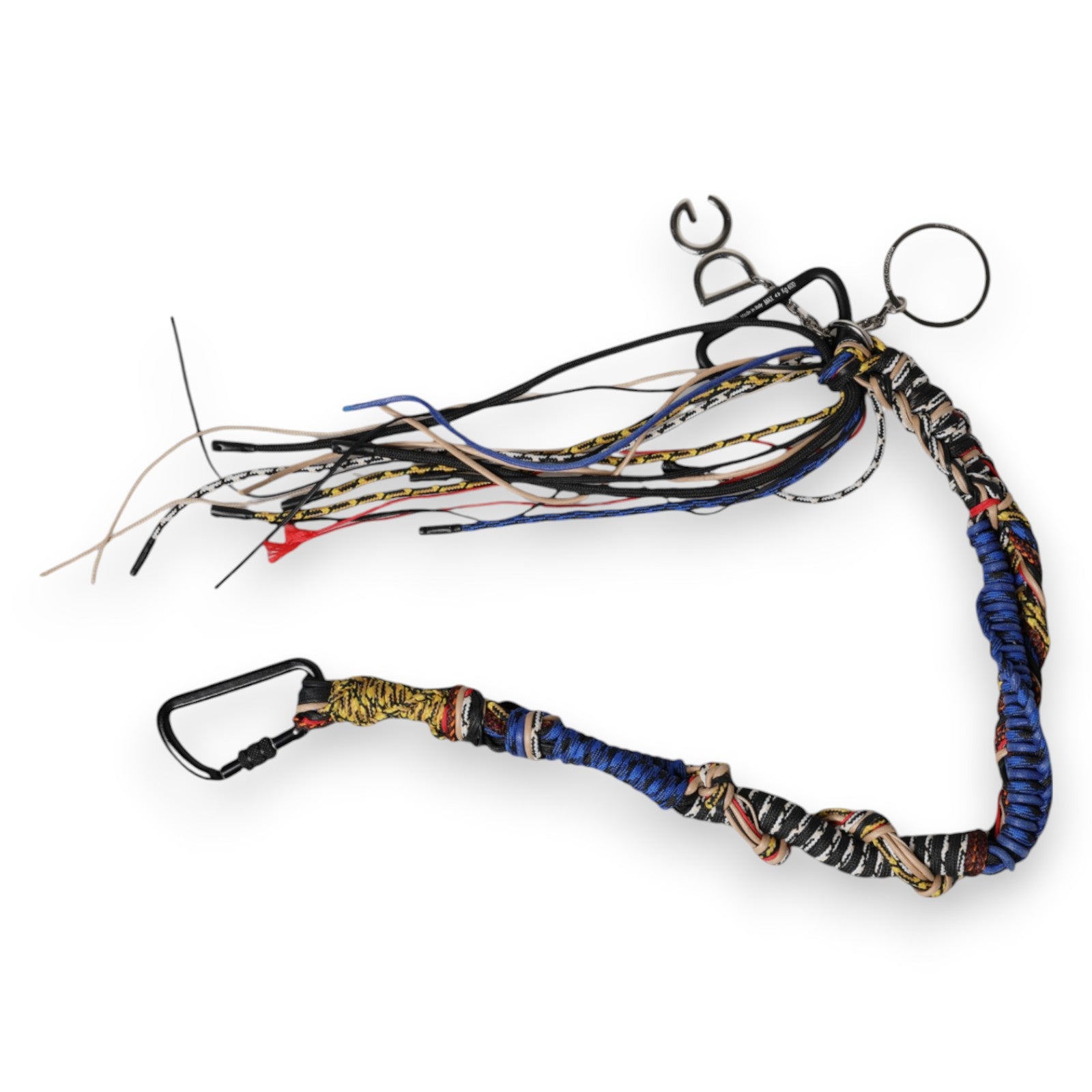 Dolce & Gabbana Multicolor Braided Rope Logo Bag Shoulder Strap | Regal Royce