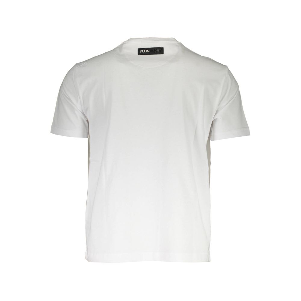 Plein Sport White Cotton T-Shirt | Regal Royce