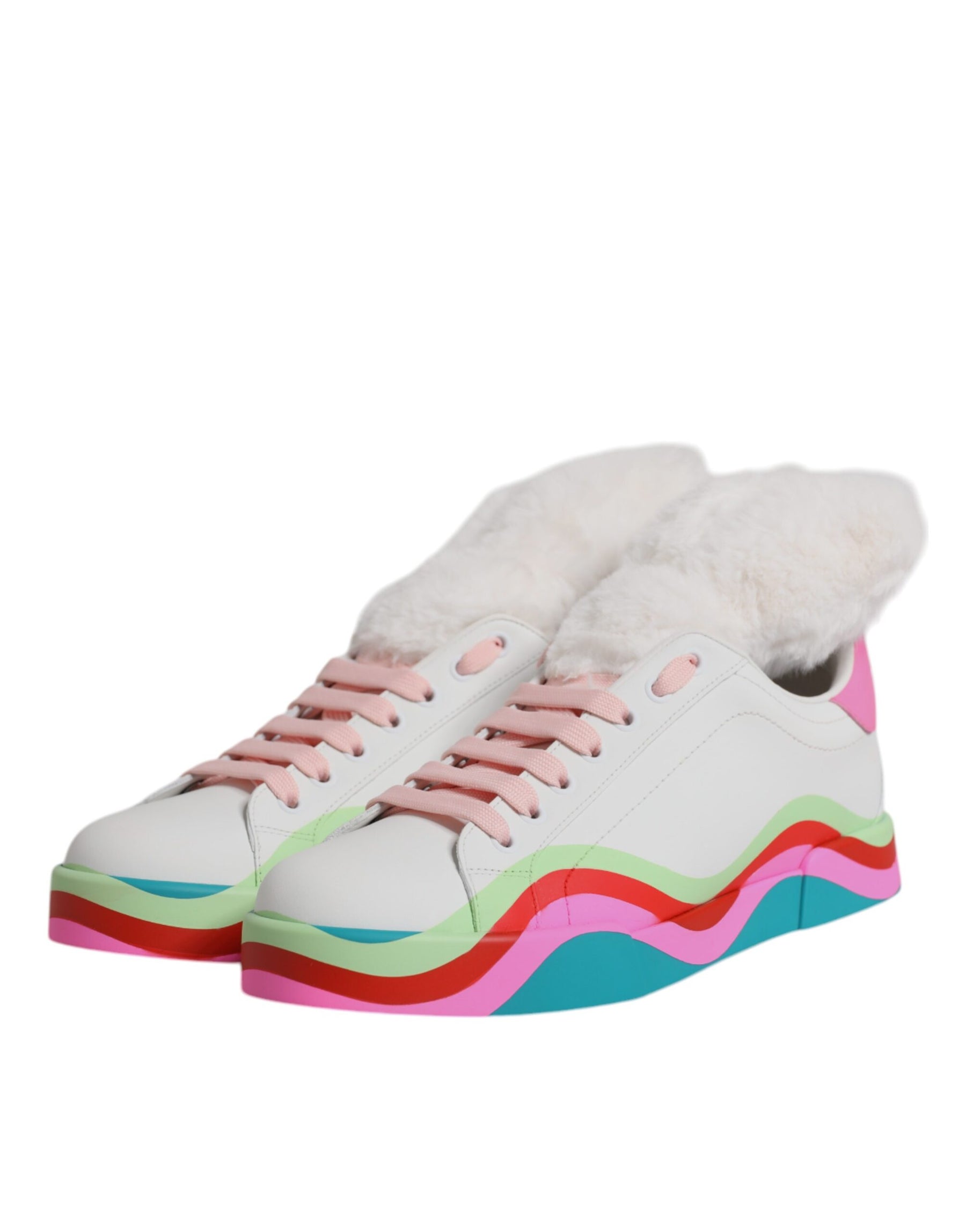 Dolce & Gabbana Multicolor Low Top Trainers Sneakers Shoes | Regal Royce