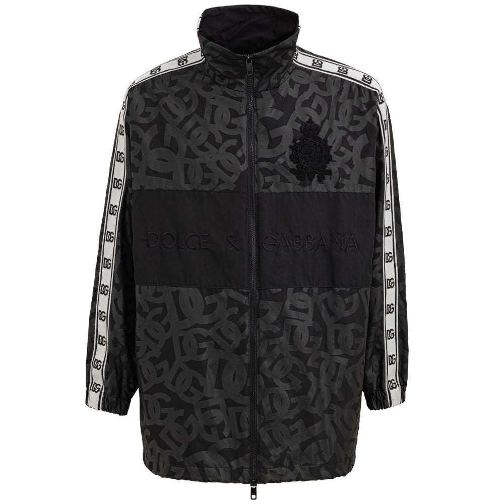 Dolce & Gabbana Black Polyester Shell Jacket | Regal Royce