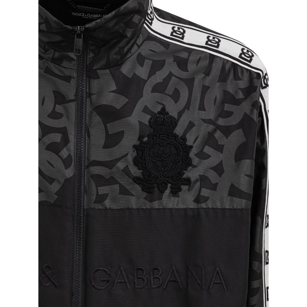 Dolce & Gabbana Black Polyester Shell Jacket | Regal Royce