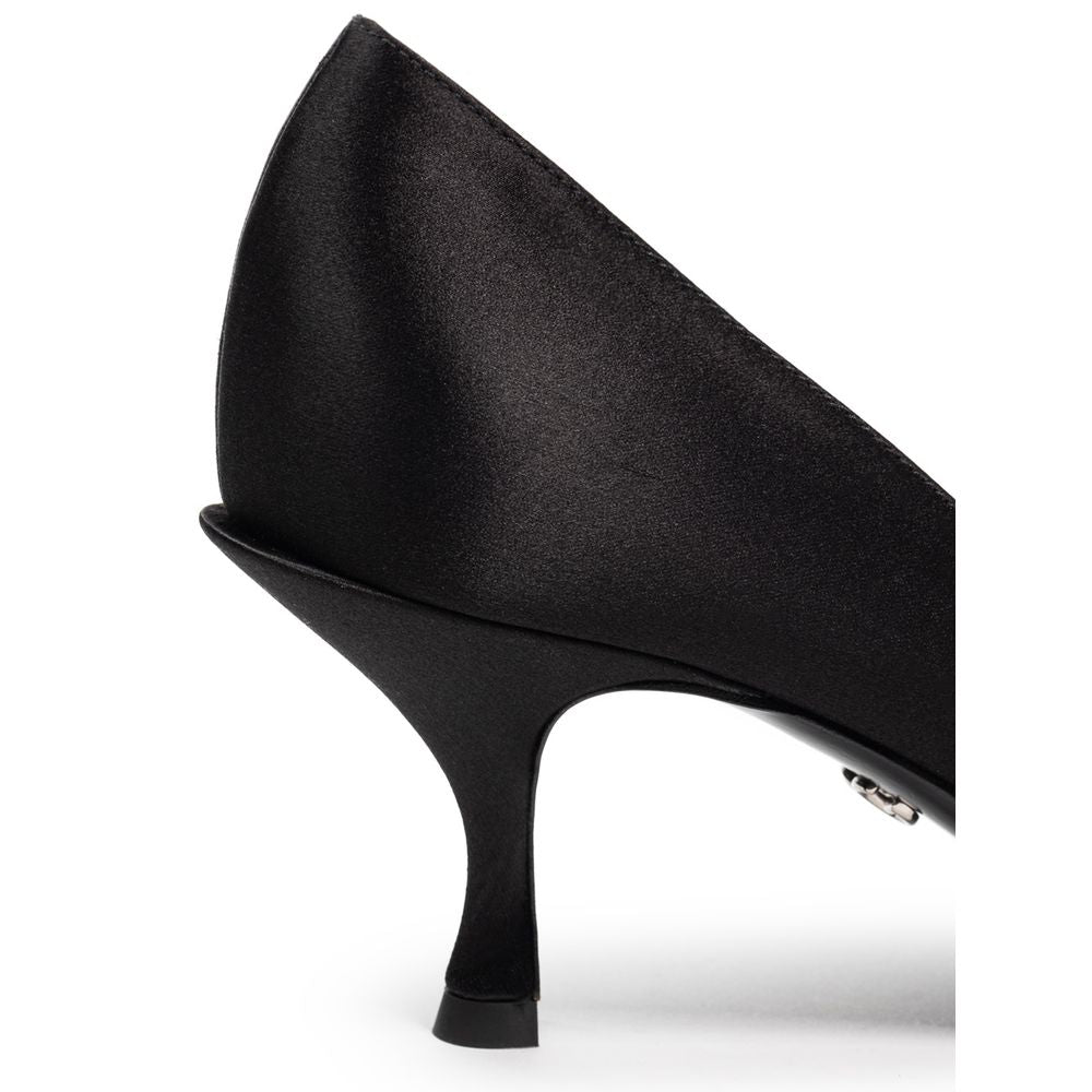 Dolce & Gabbana Black Viscose Pumps | Regal Royce