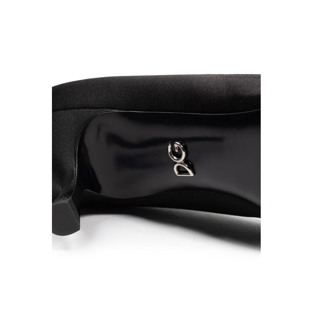 Dolce & Gabbana Black Viscose Pumps | Regal Royce