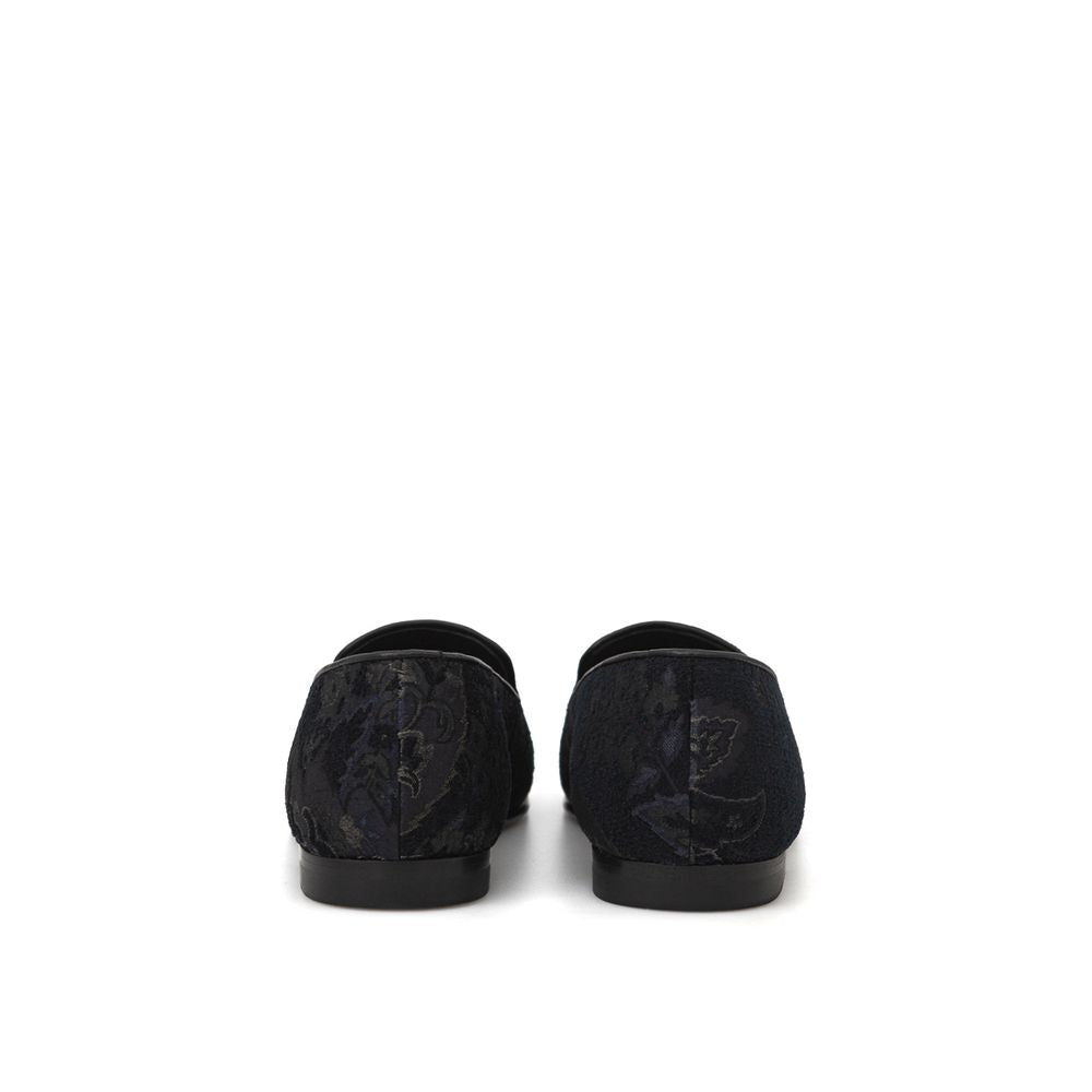 Etro Blue Leather Slip-On Loafers | Regal Royce